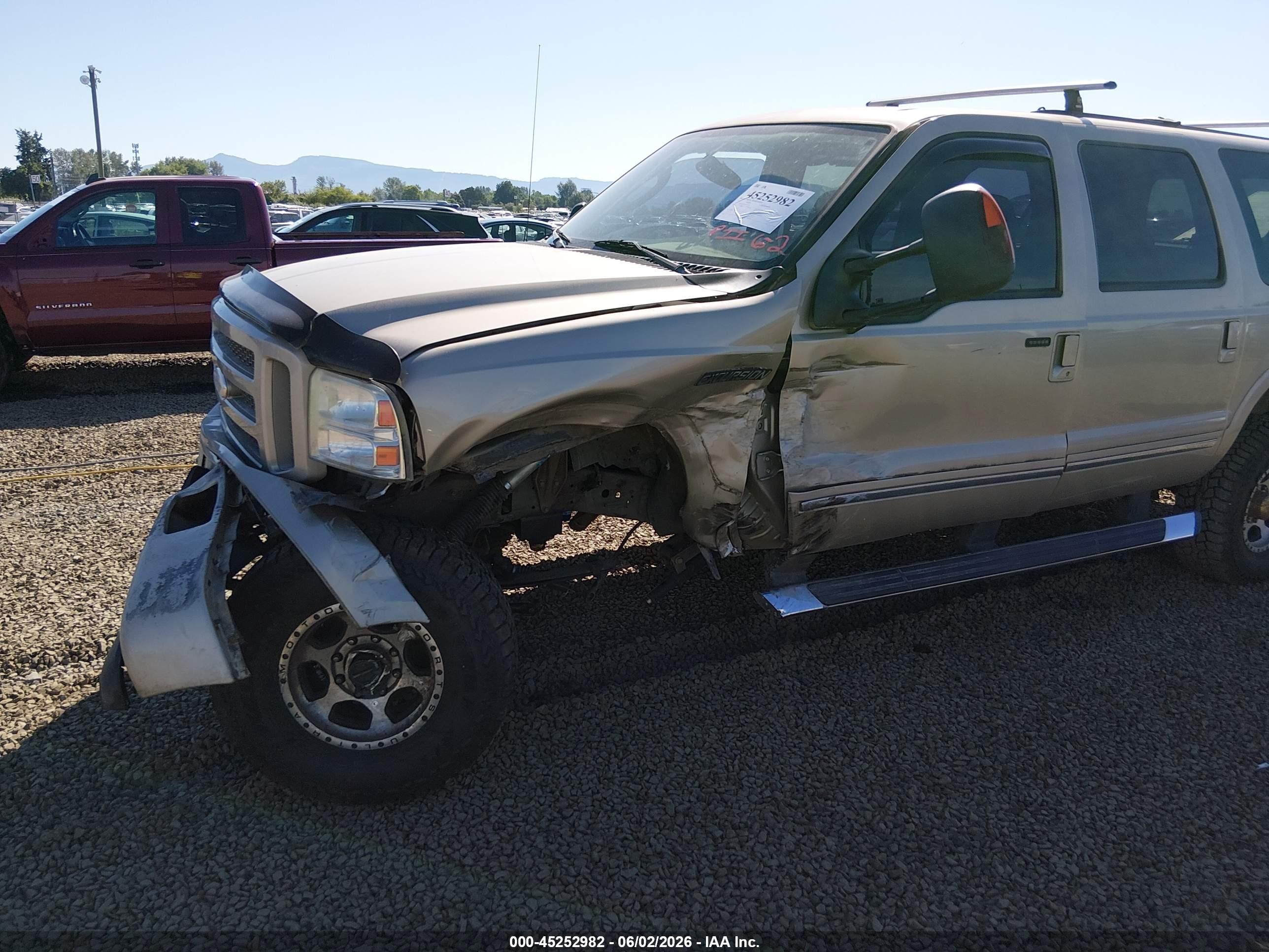 2005 Ford Excursion Limited Brown vin: 1FMNU43S25ED25754