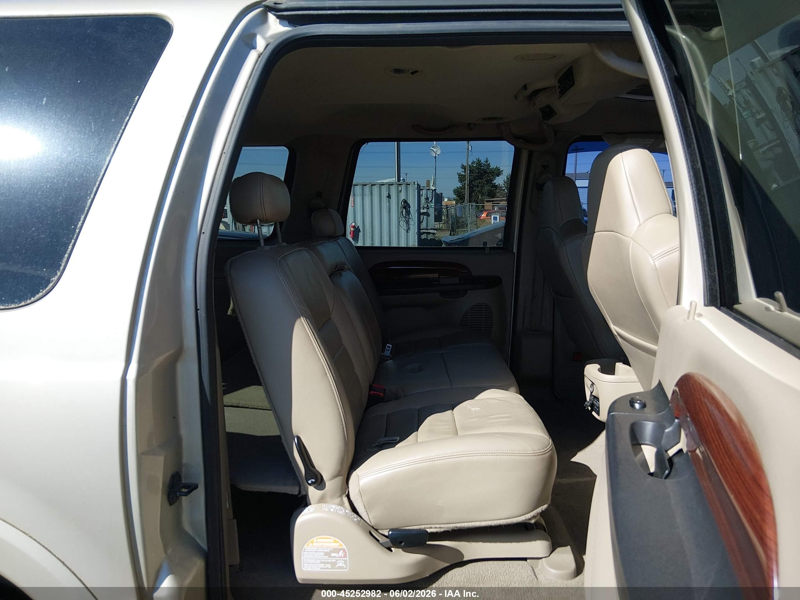 2005 Ford Excursion Limited Brown vin: 1FMNU43S25ED25754
