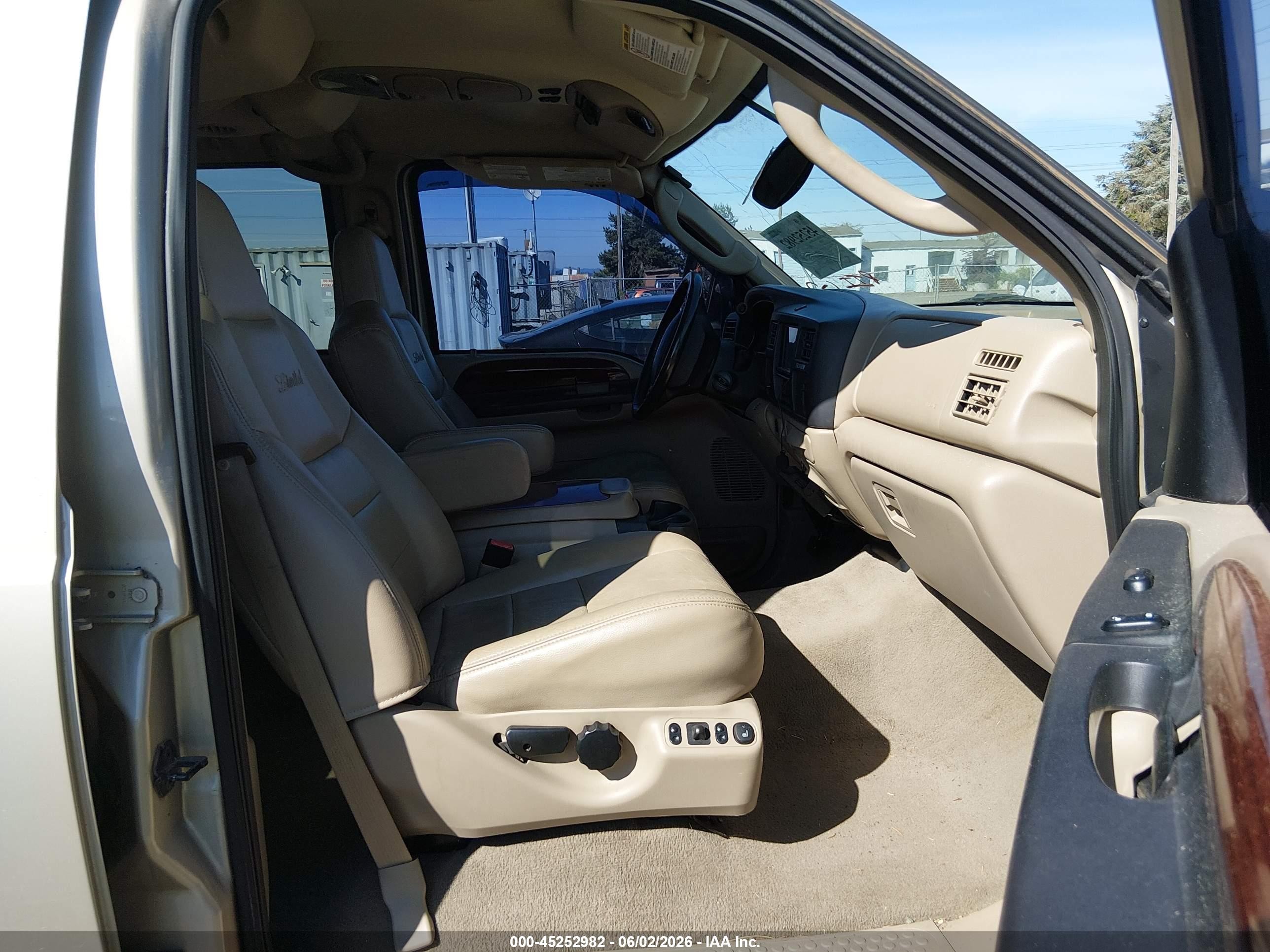 2005 Ford Excursion Limited Brown vin: 1FMNU43S25ED25754
