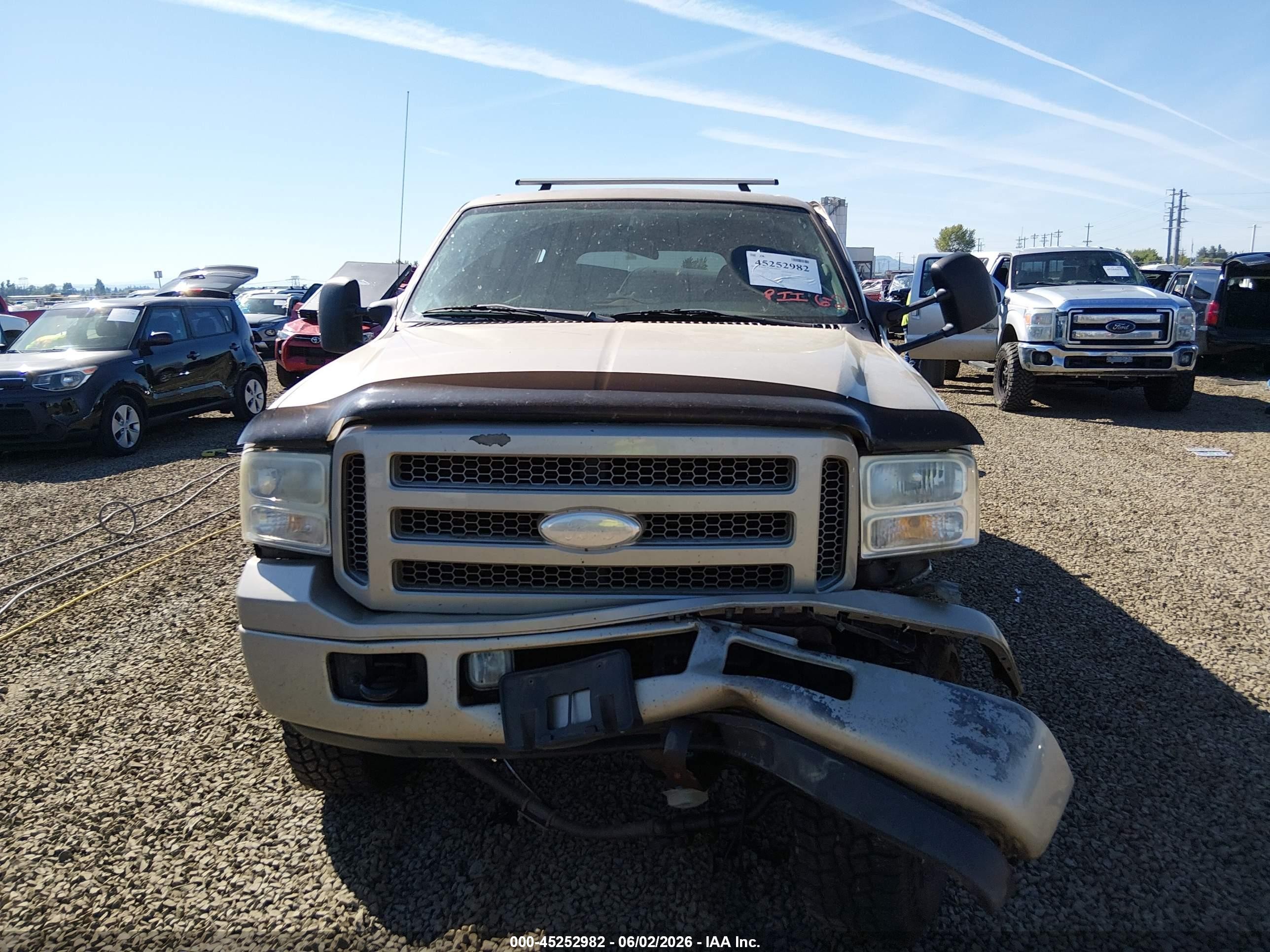 2005 Ford Excursion Limited Brown vin: 1FMNU43S25ED25754