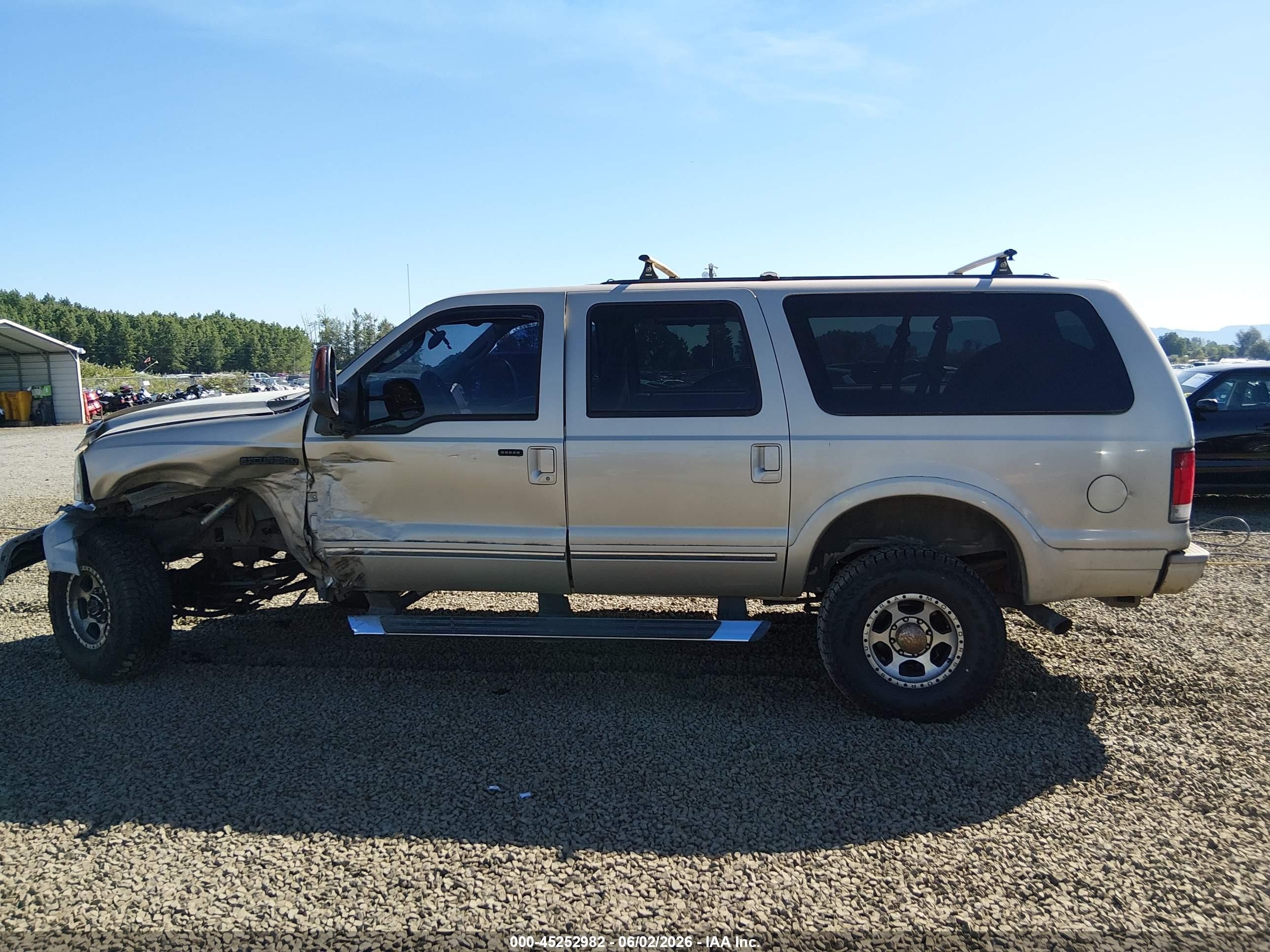 2005 Ford Excursion Limited Brown vin: 1FMNU43S25ED25754