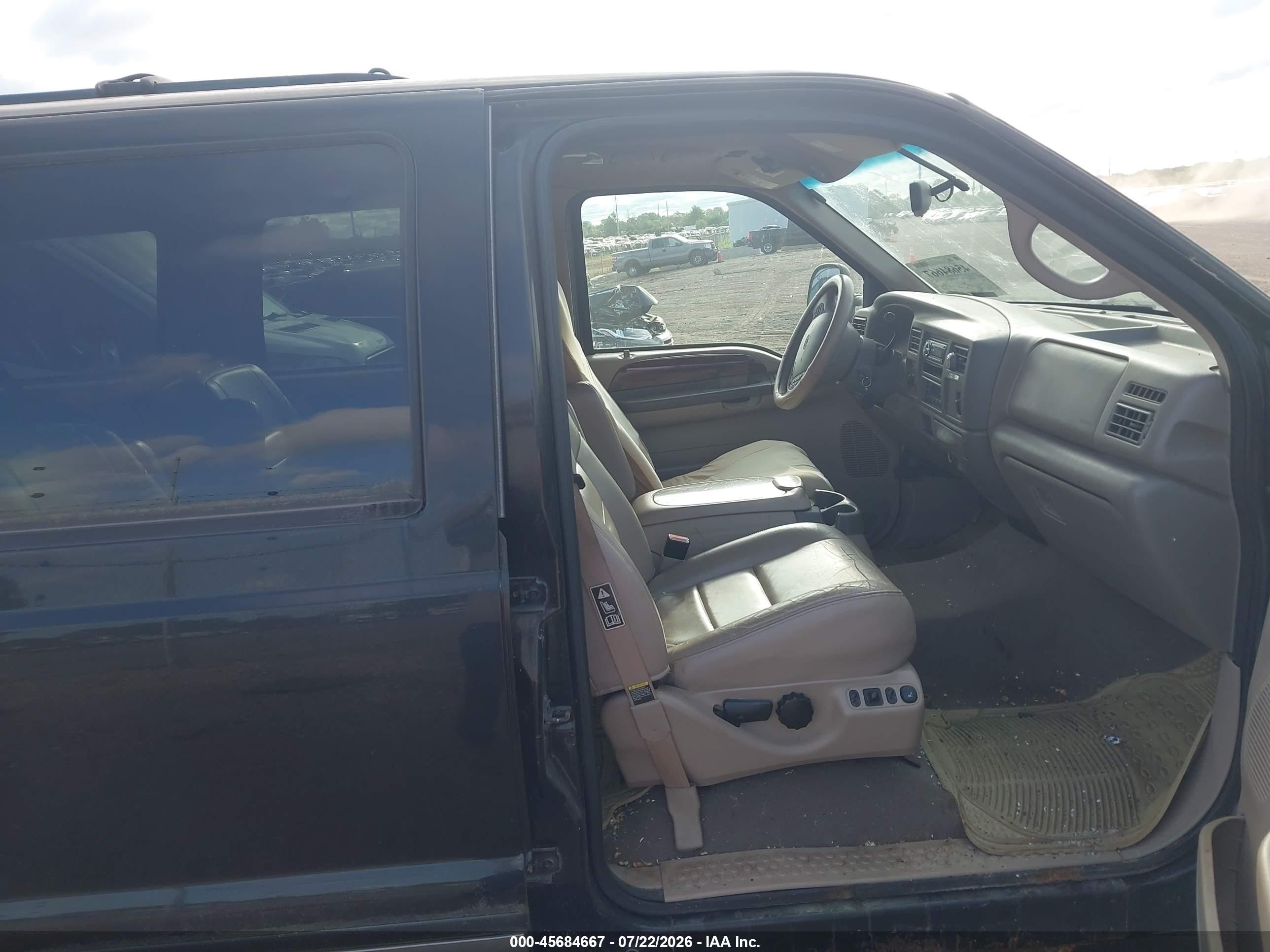 2002 Ford Excursion Limited Черный vin: 1FMNU43S32EA87523