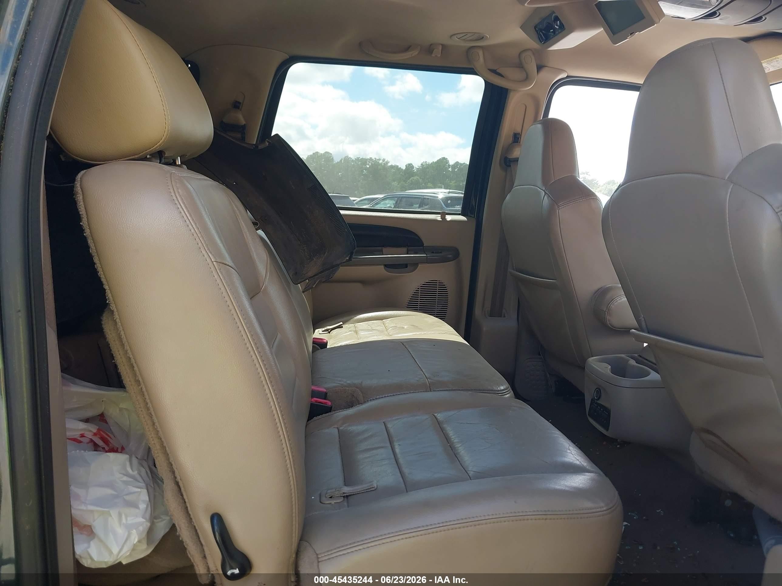 2003 Ford Excursion Limited Green vin: 1FMNU43S33ED32032