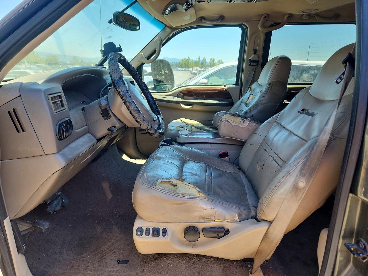 2001 Ford Excursion Limited Green vin: 1FMNU43S41EA77839