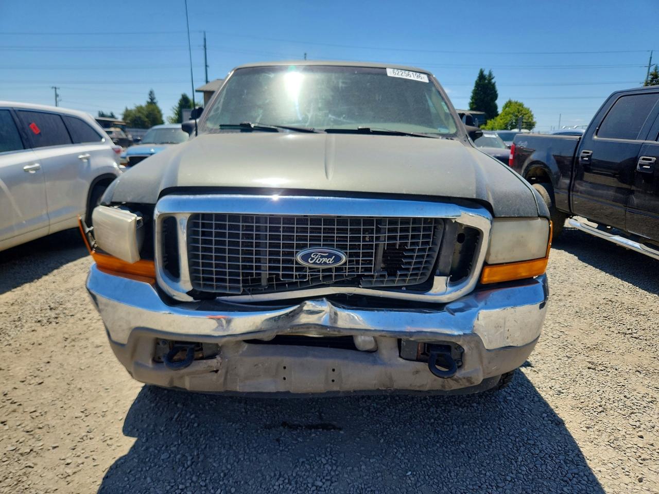 2001 Ford Excursion Limited Green vin: 1FMNU43S41EA77839