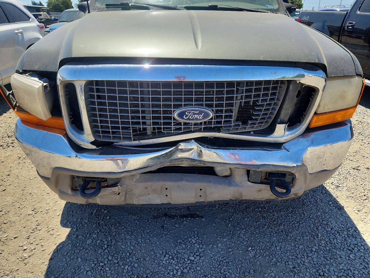 2001 Ford Excursion Limited Green vin: 1FMNU43S41EA77839