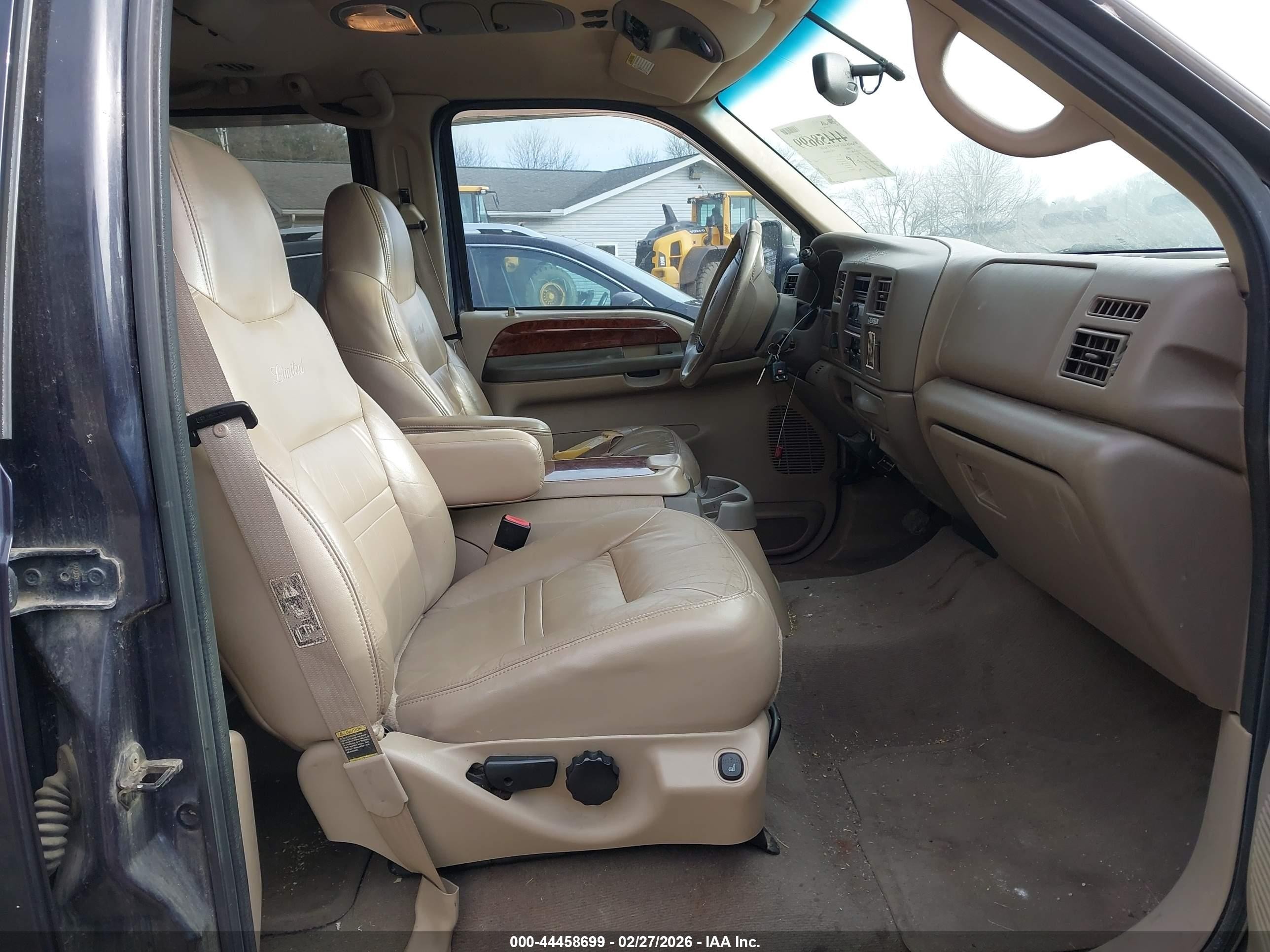 2001 Ford Excursion Limited Black vin: 1FMNU43S41EC73005