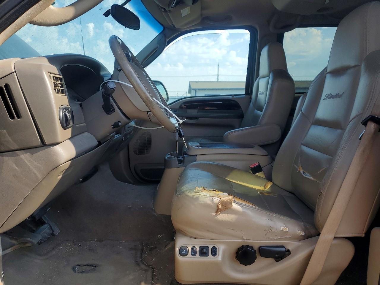 2003 Ford Excursion Limited Green vin: 1FMNU43S43EA42124