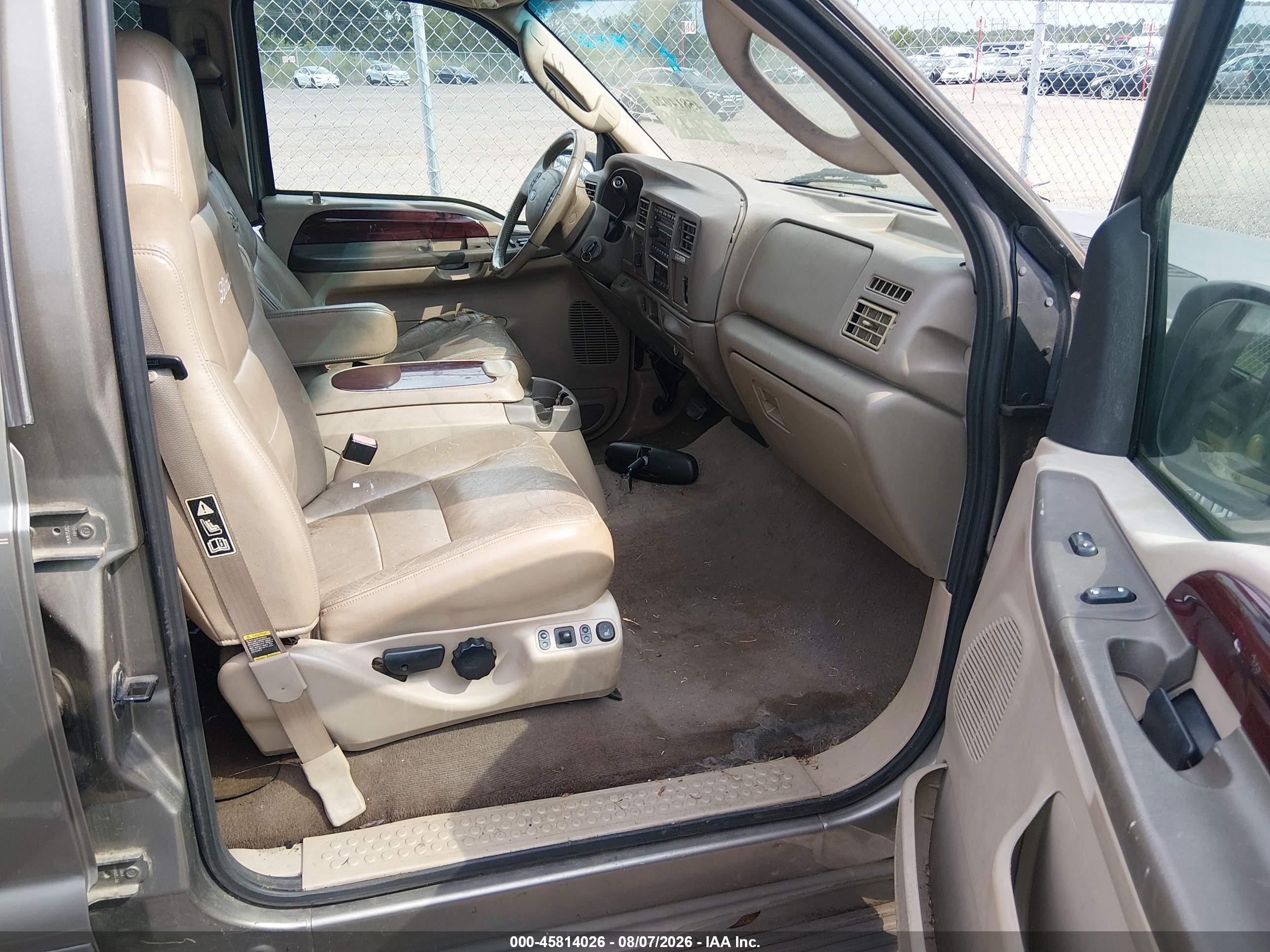 2003 Ford Excursion Limited Gray vin: 1FMNU43S63EC17716