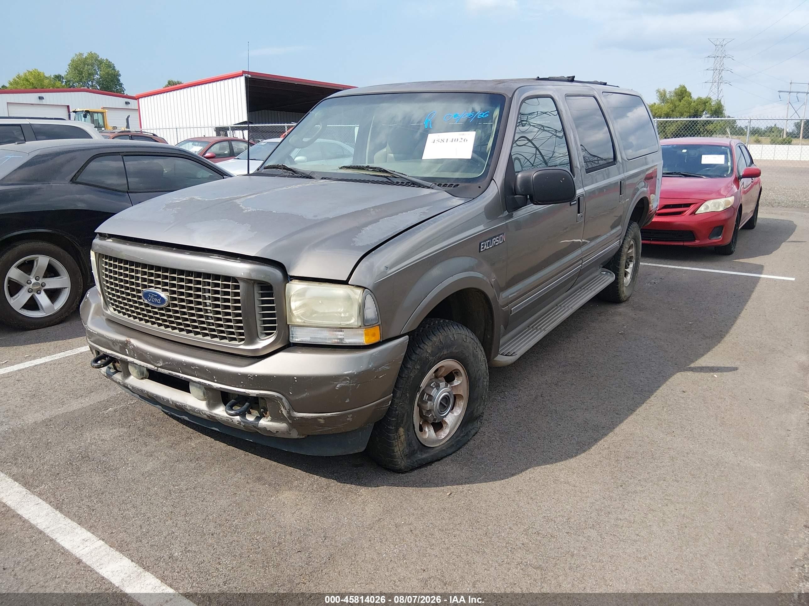 2003 Ford Excursion Limited Gray vin: 1FMNU43S63EC17716