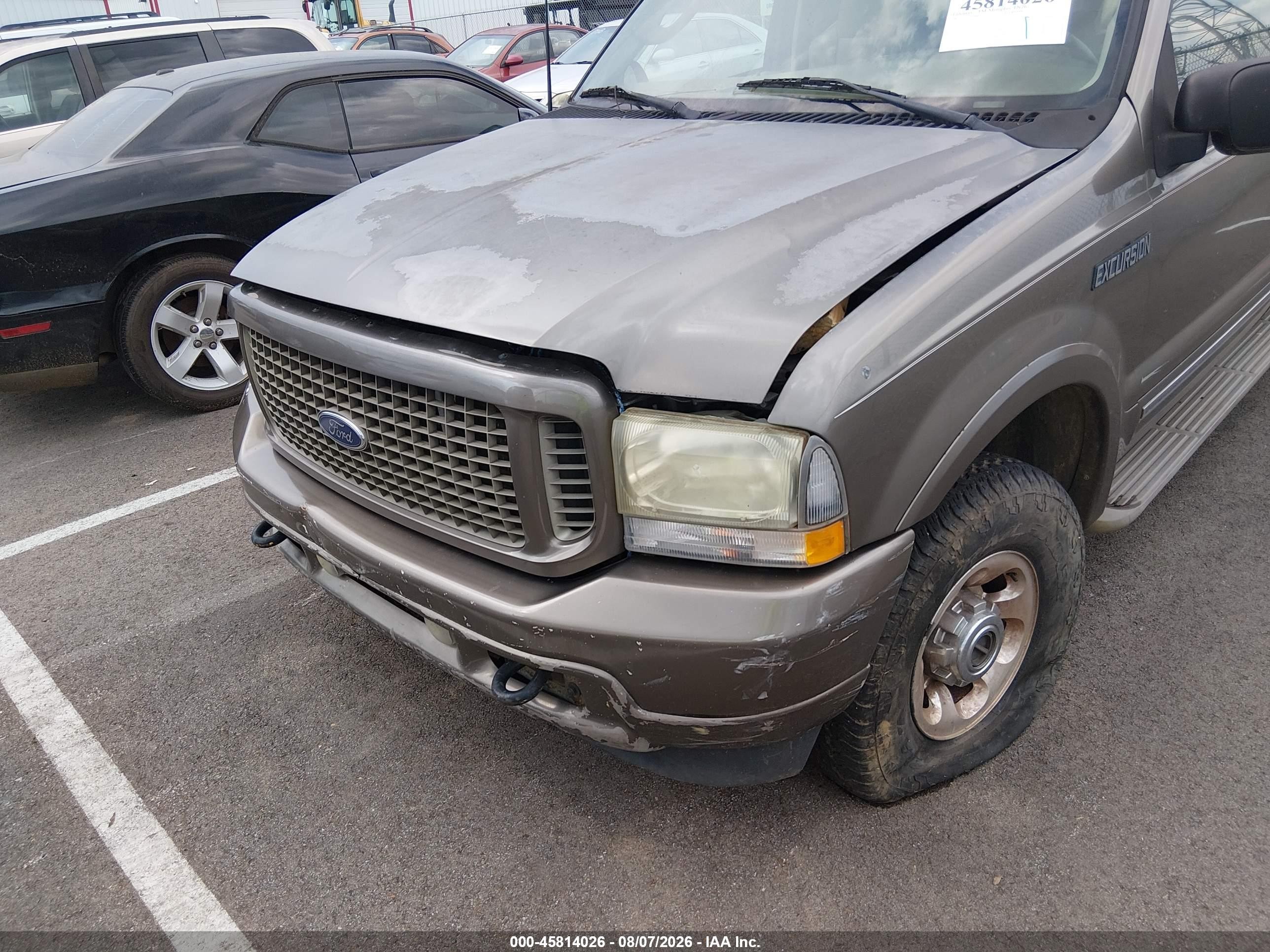 2003 Ford Excursion Limited Gray vin: 1FMNU43S63EC17716