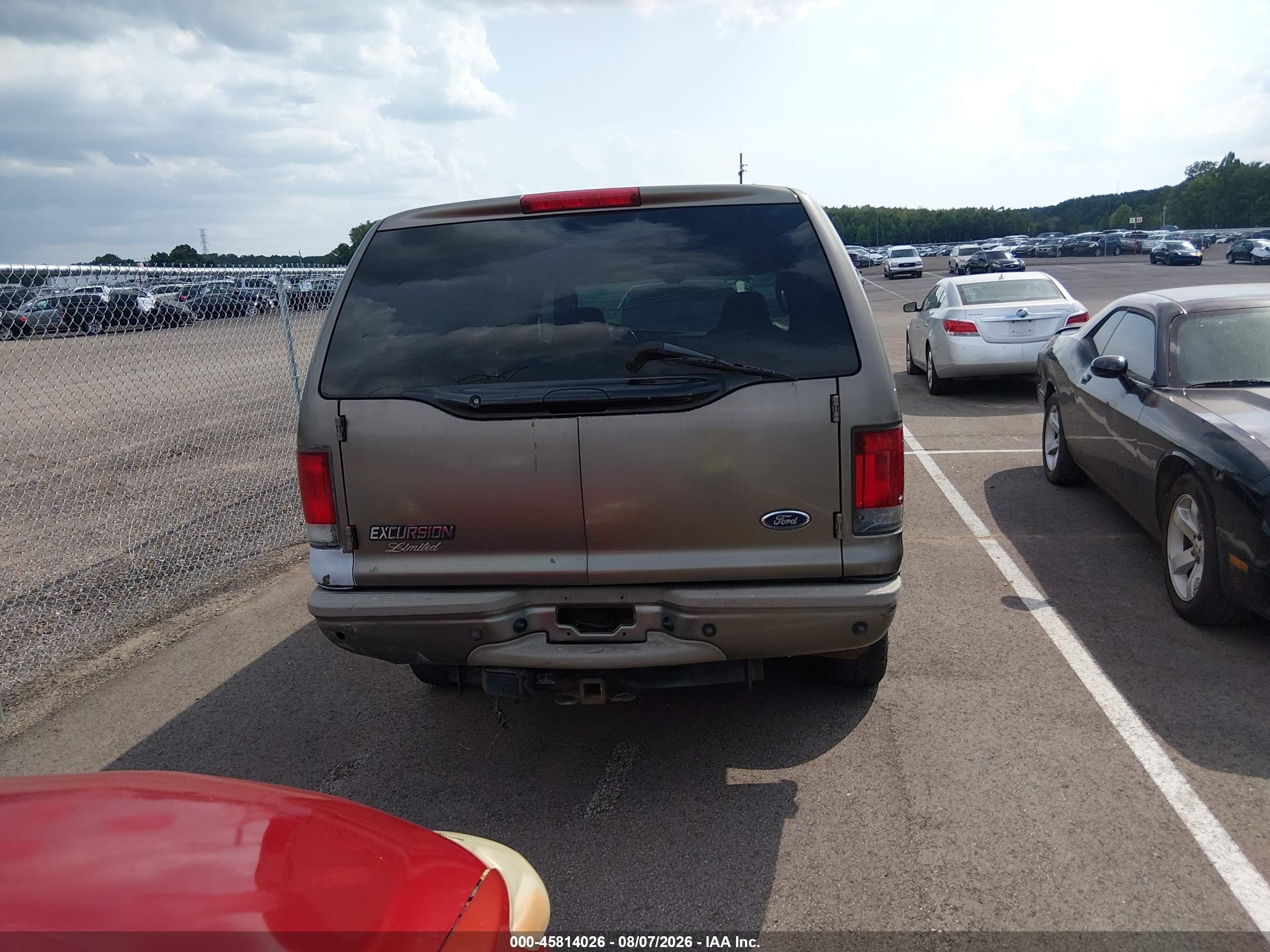 2003 Ford Excursion Limited Gray vin: 1FMNU43S63EC17716