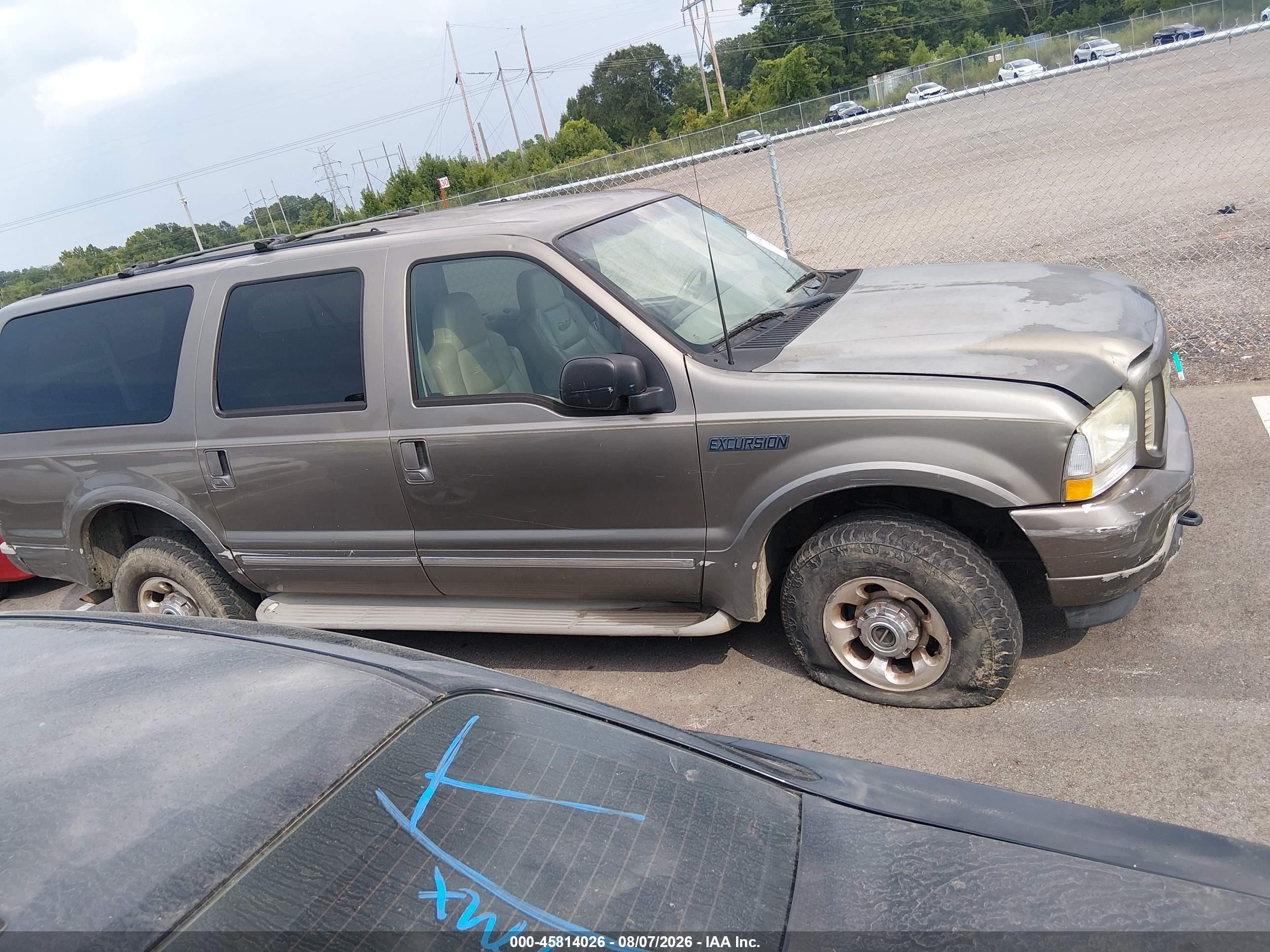 2003 Ford Excursion Limited Gray vin: 1FMNU43S63EC17716