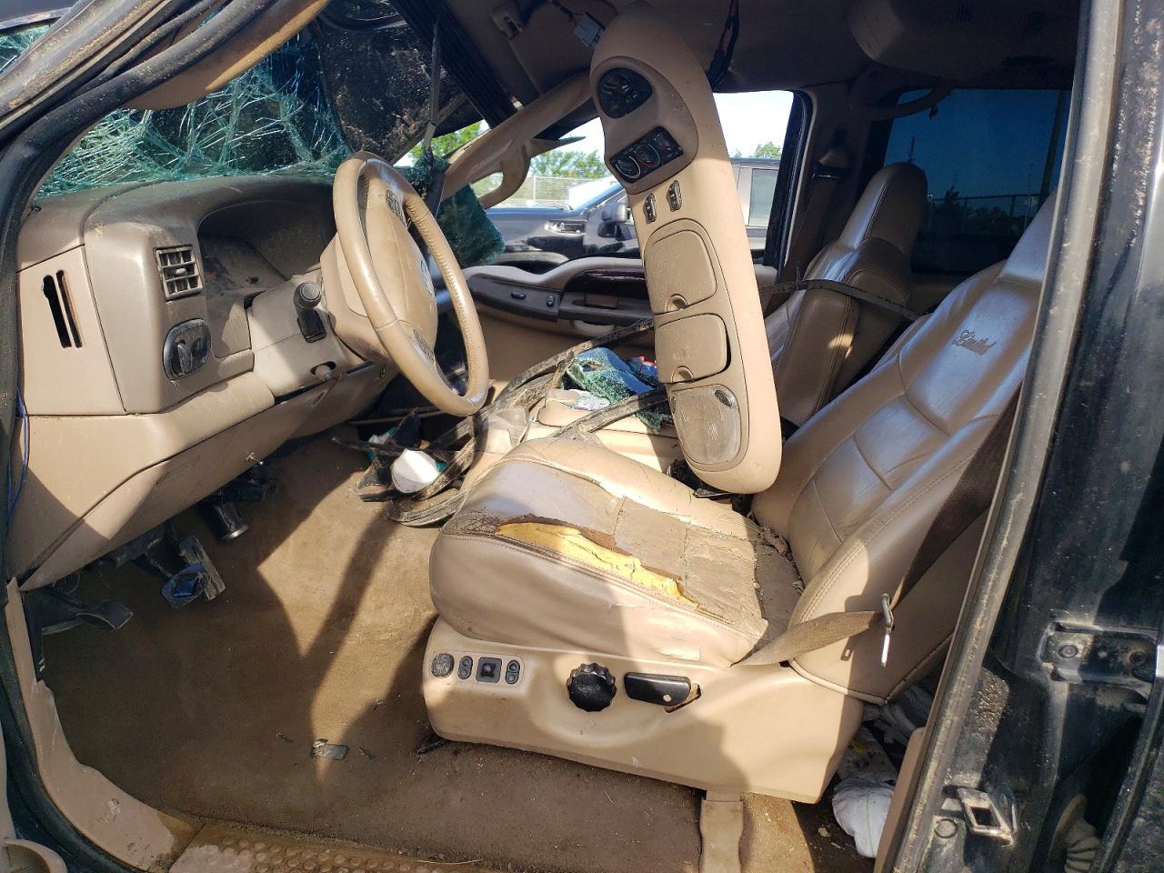 2004 Ford Excursion Limited Black vin: 1FMNU43S74EB31655