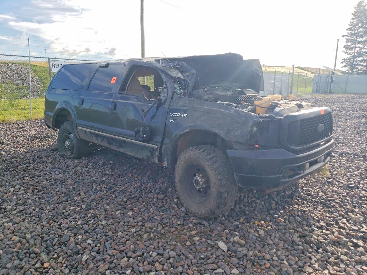 2004 Ford Excursion Limited Black vin: 1FMNU43S74EB31655