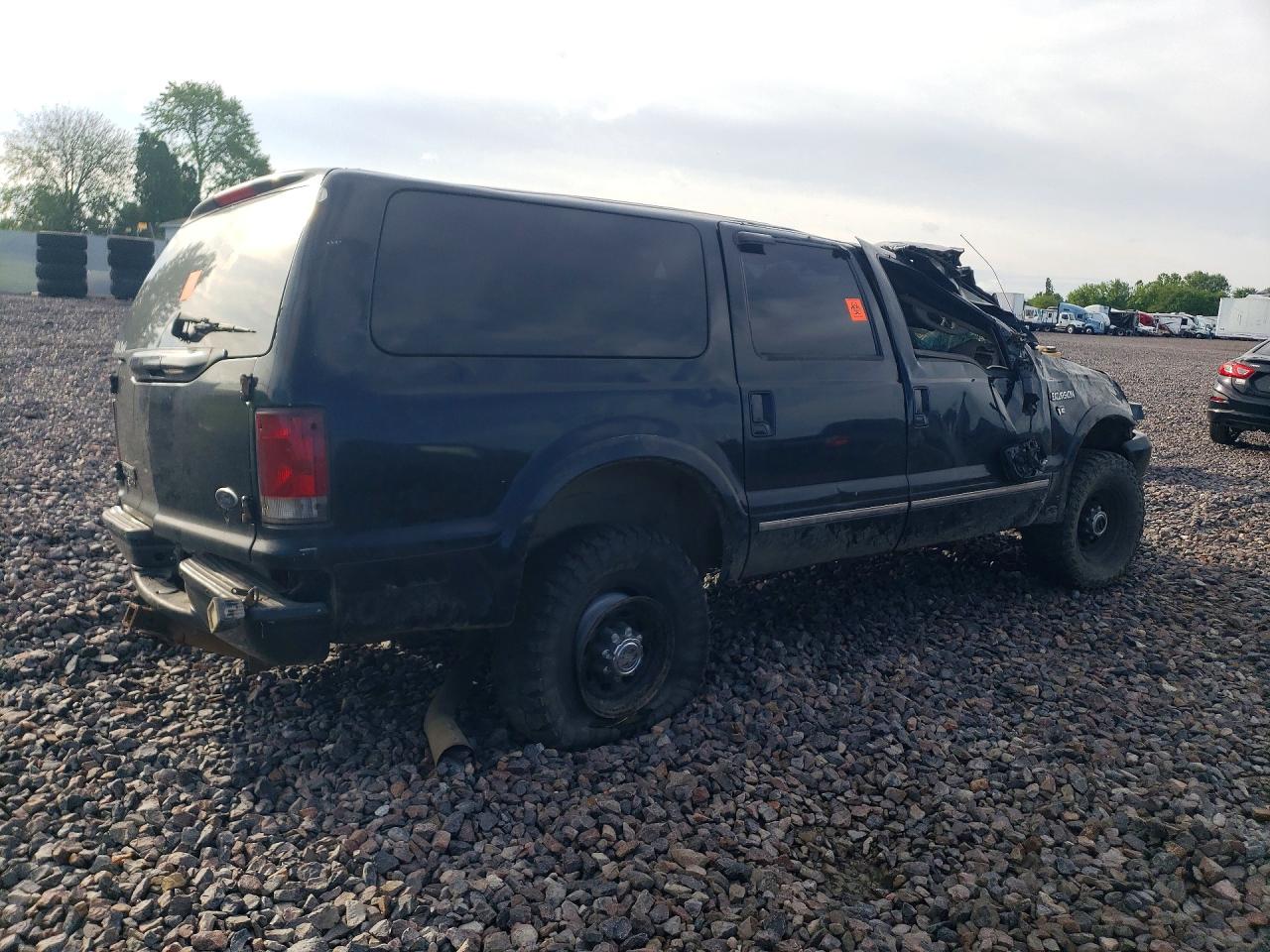 2004 Ford Excursion Limited Black vin: 1FMNU43S74EB31655