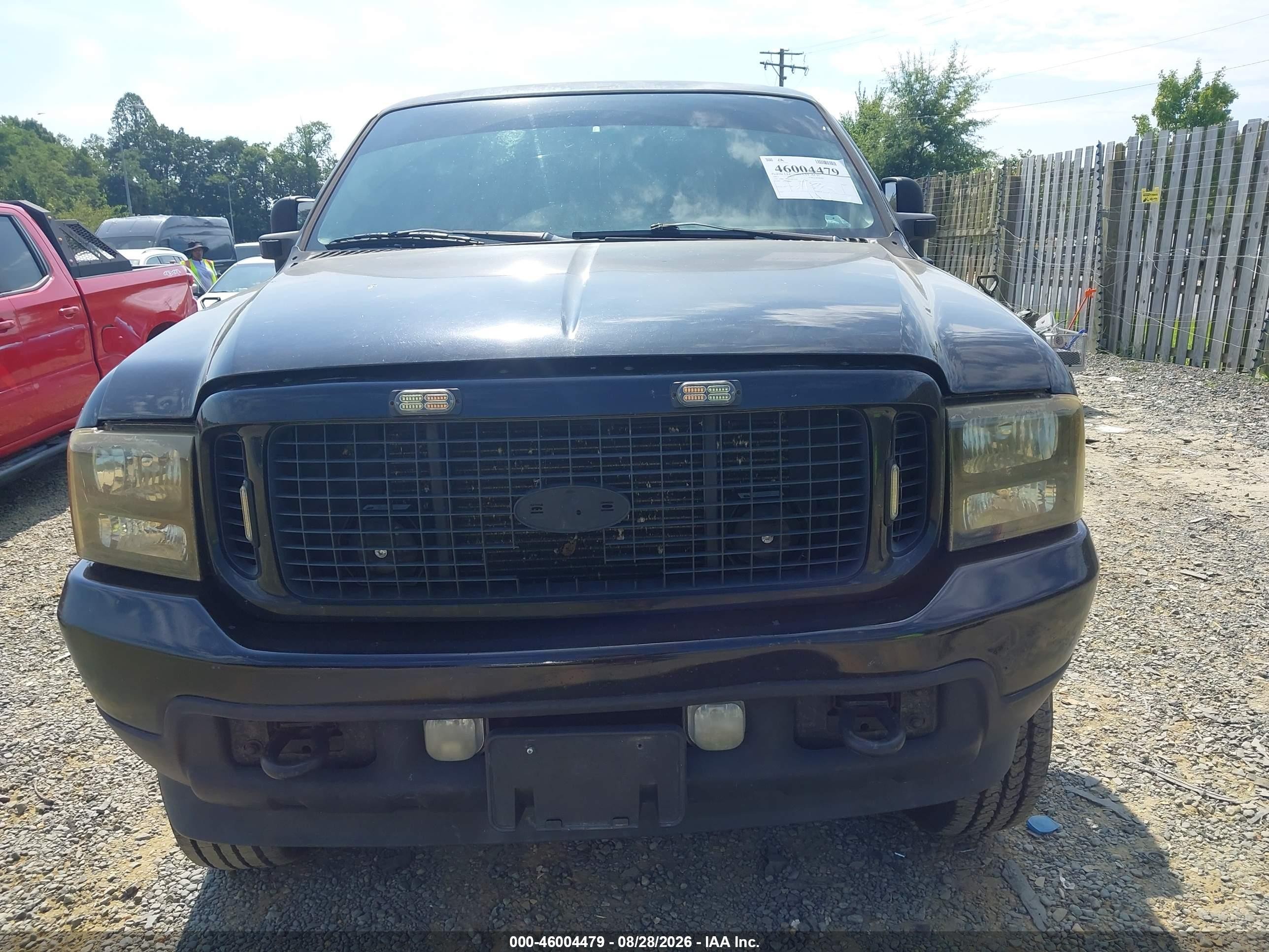 2003 Ford Excursion Limited Black vin: 1FMNU43S83EB12434
