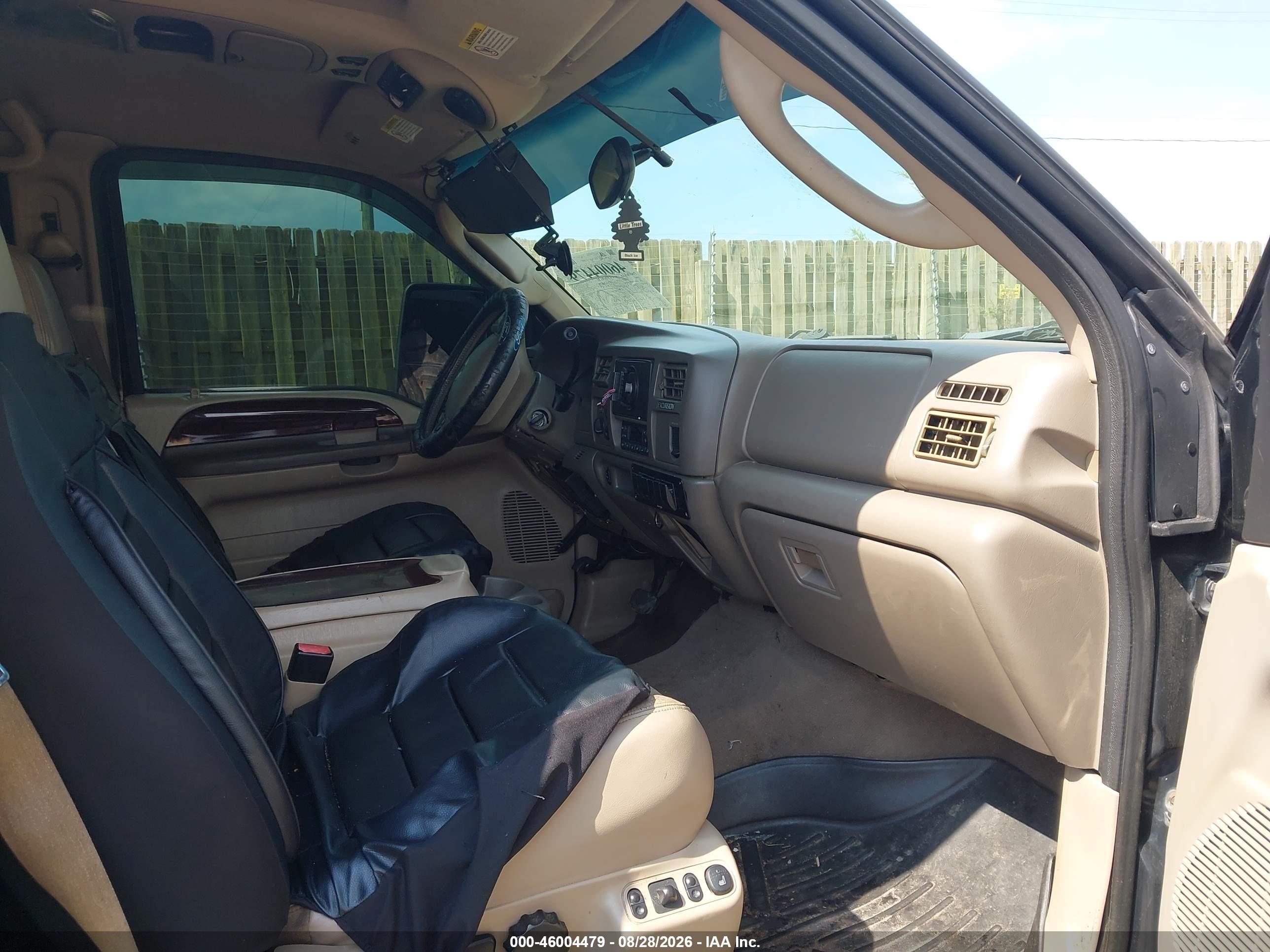 2003 Ford Excursion Limited Black vin: 1FMNU43S83EB12434