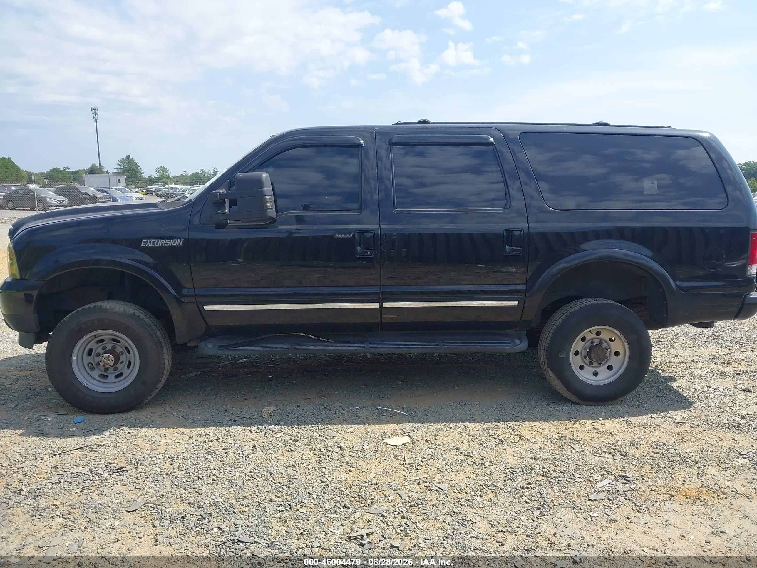 2003 Ford Excursion Limited Black vin: 1FMNU43S83EB12434