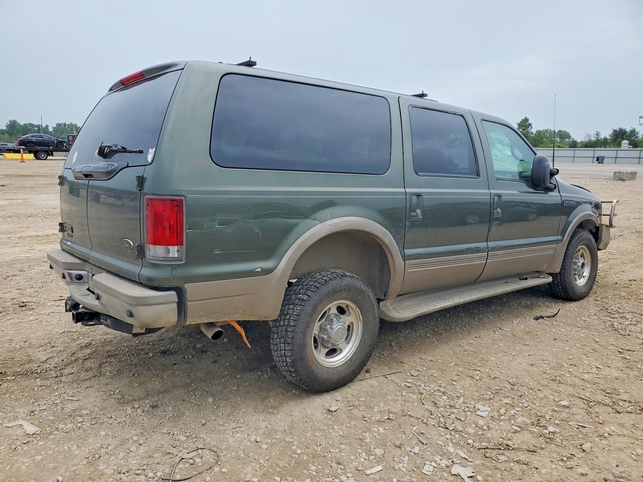 2001 Ford Excursion Limited Green vin: 1FMNU43S91EC12717