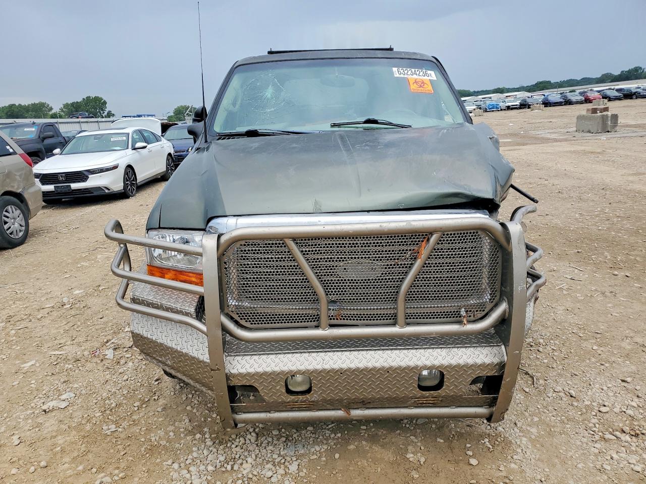 2001 Ford Excursion Limited Green vin: 1FMNU43S91EC12717