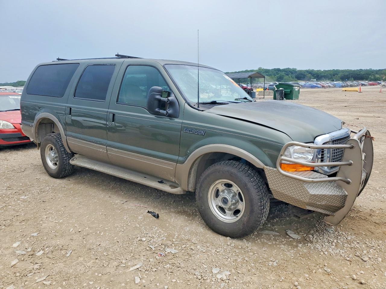 2001 Ford Excursion Limited Green vin: 1FMNU43S91EC12717
