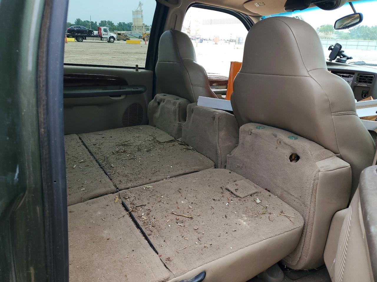 2001 Ford Excursion Limited Green vin: 1FMNU43S91EC12717