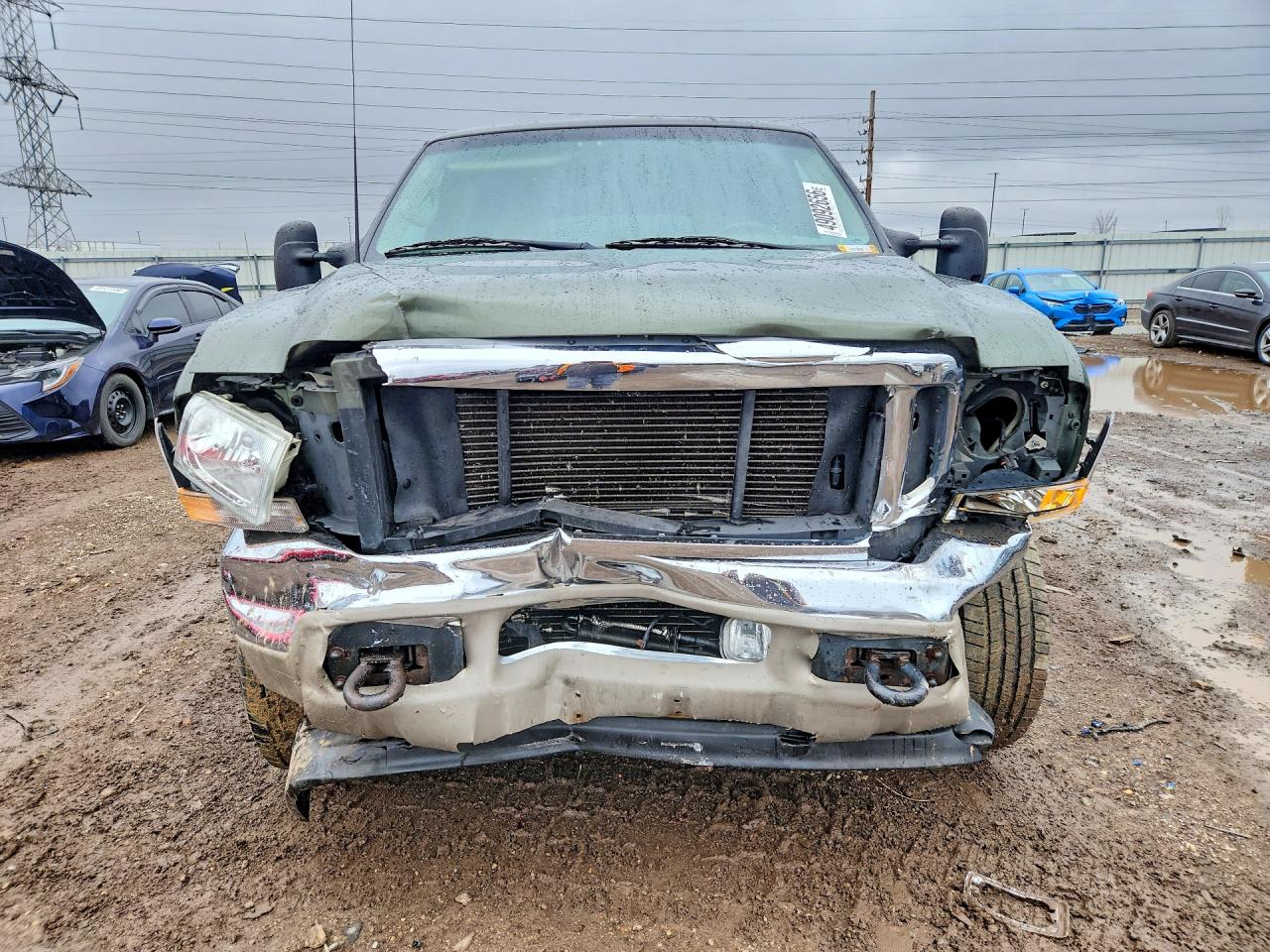 2002 Ford Excursion Limited Зеленый vin: 1FMNU43S92EC62227