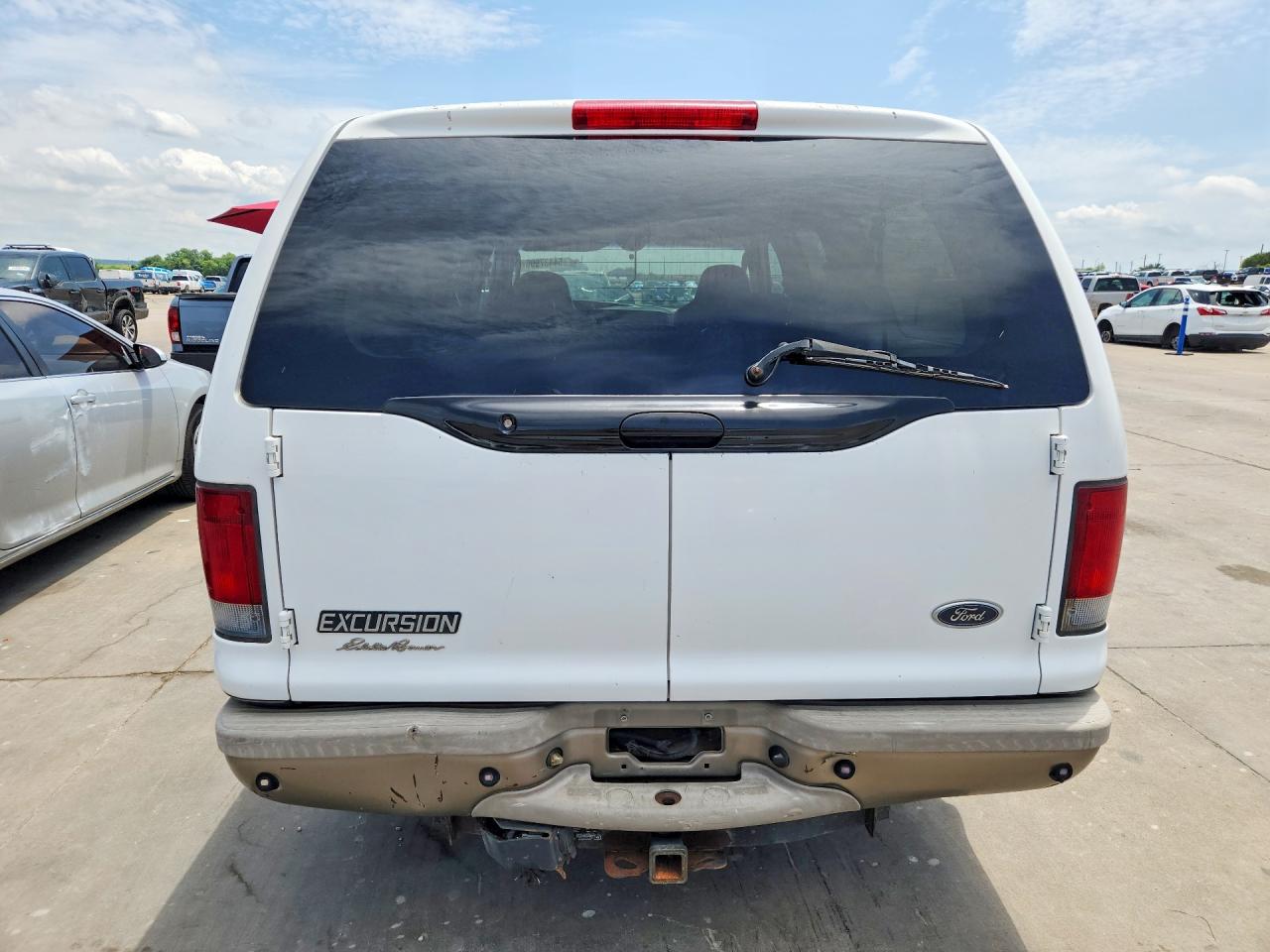 2003 Ford Excursion Eddie Bauer Белый vin: 1FMNU44F23EA80999