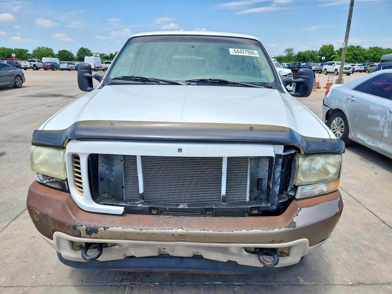 2003 Ford Excursion Eddie Bauer Белый vin: 1FMNU44F23EA80999