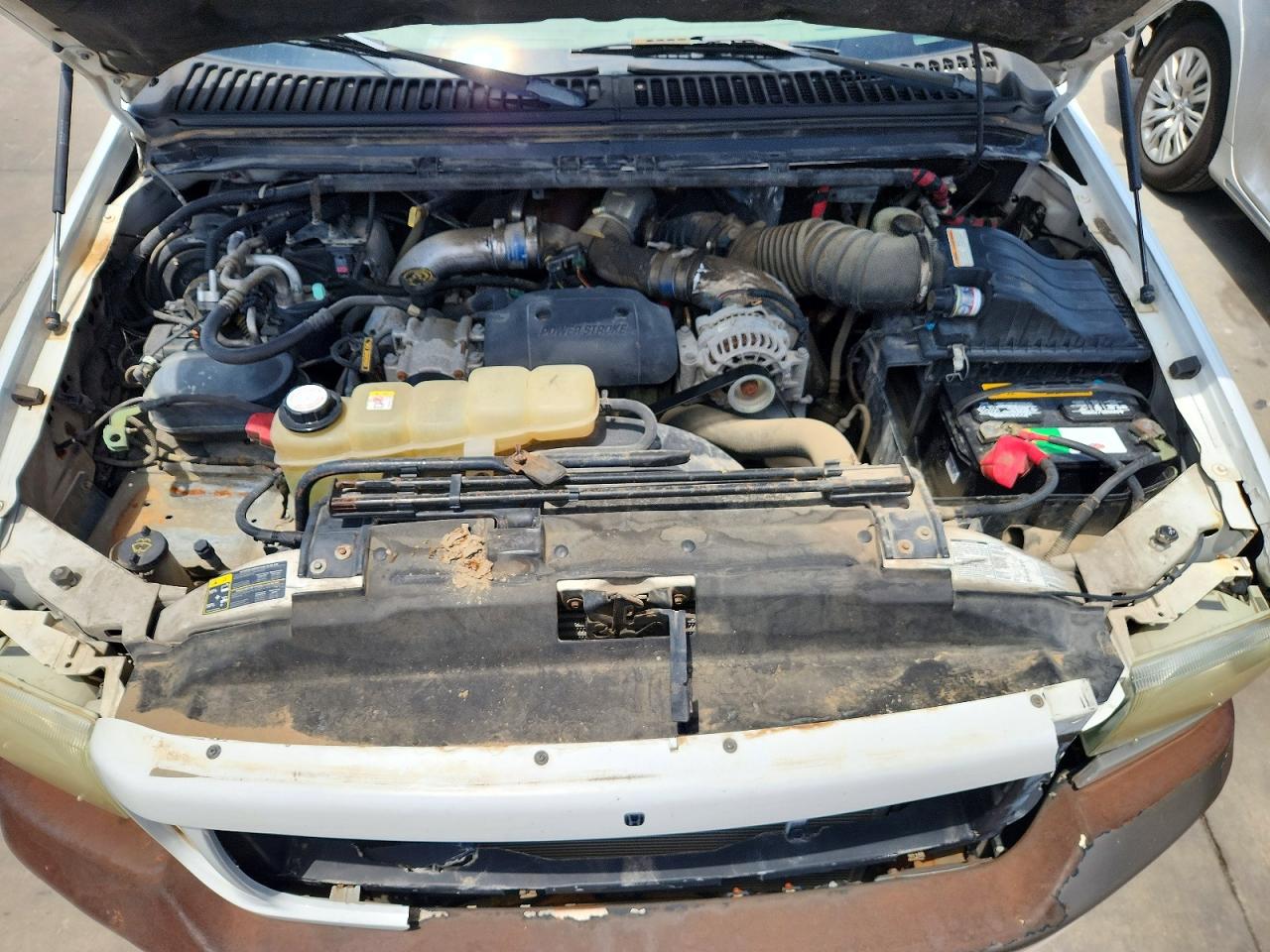 2003 Ford Excursion Eddie Bauer Белый vin: 1FMNU44F23EA80999