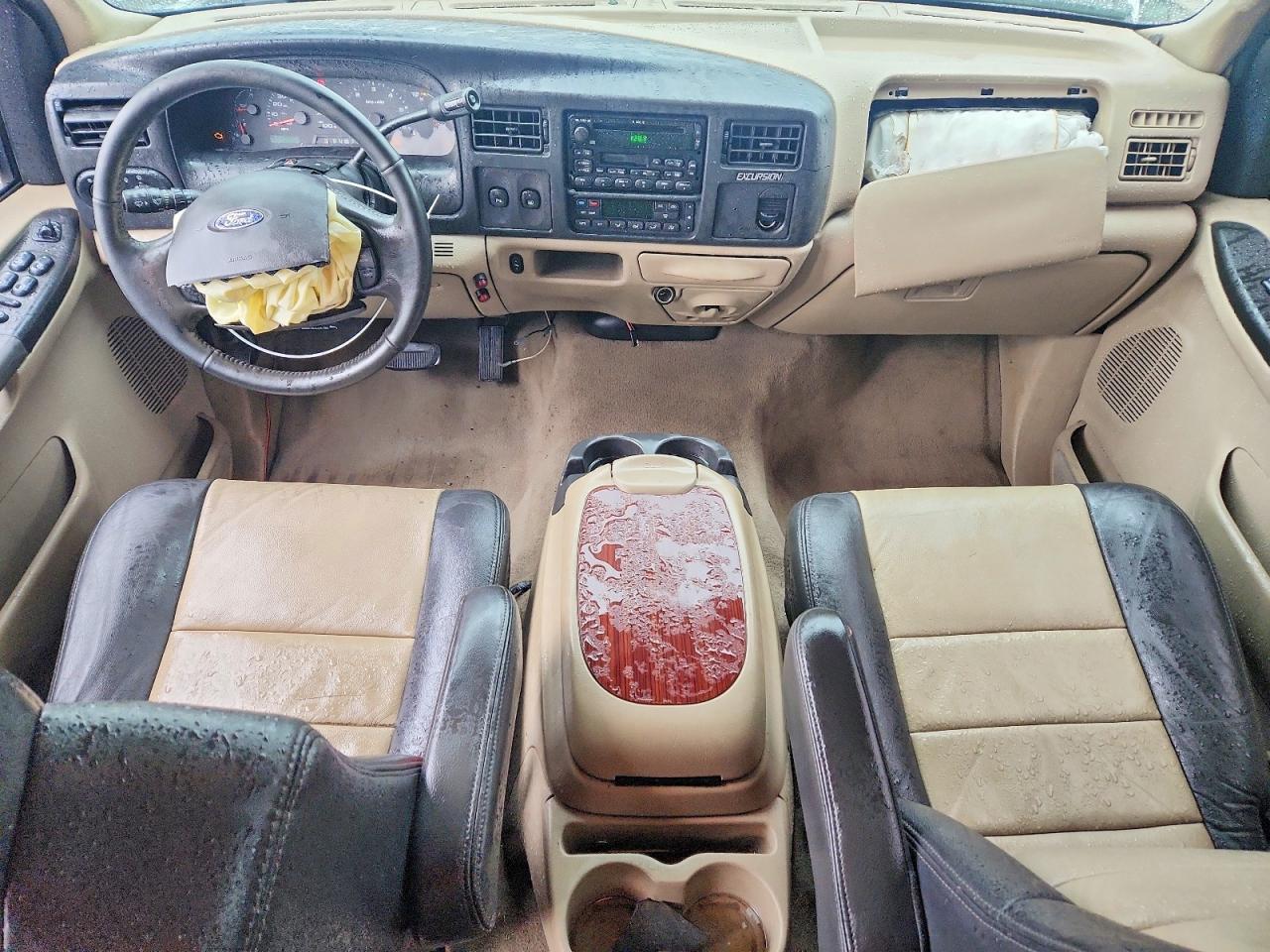 2005 Ford Excursion Eddie Bauer Белый vin: 1FMNU44L55ED24086