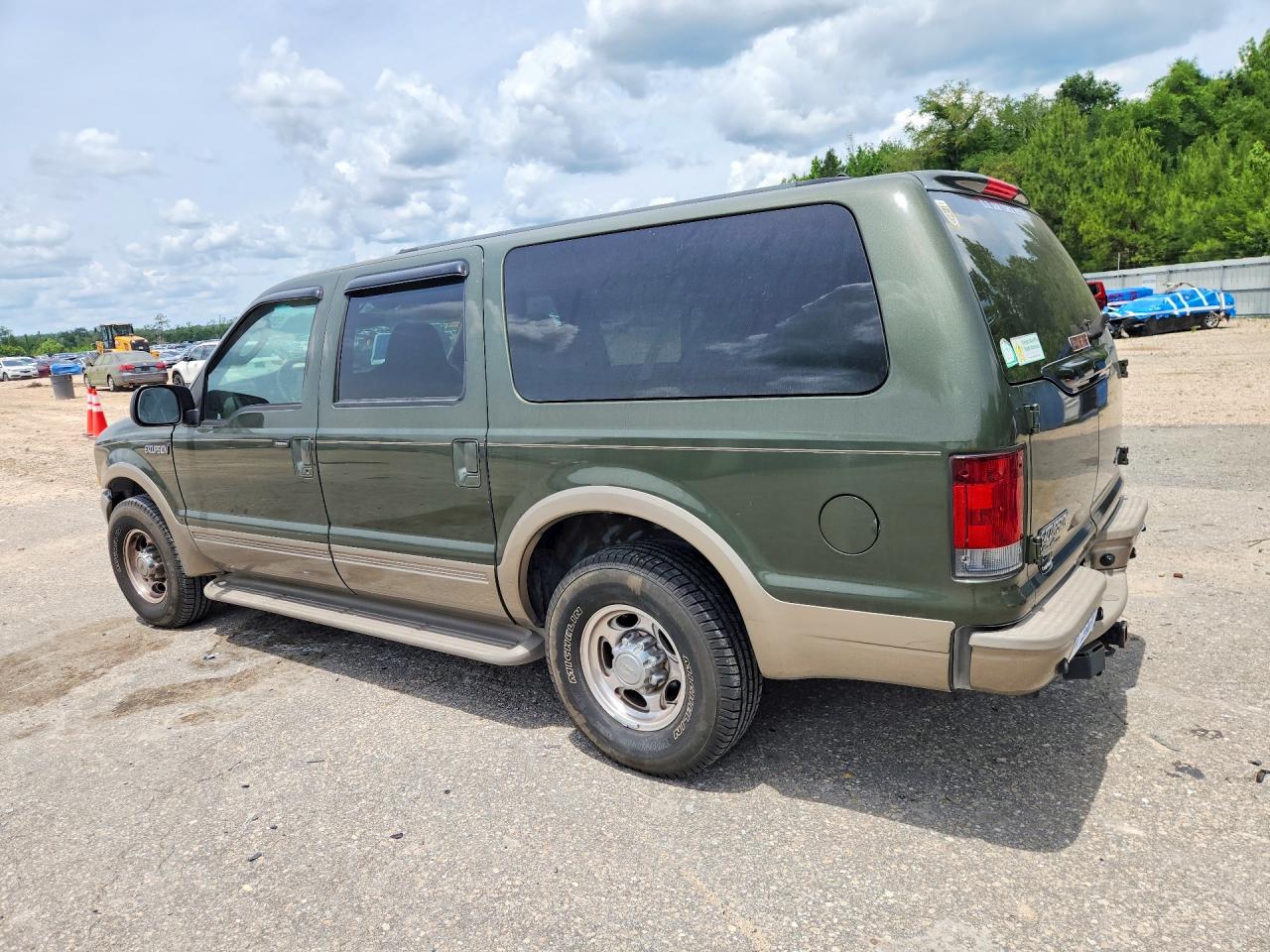 2003 Ford Excursion Eddie Bauer Green vin: 1FMNU44P53EB44901