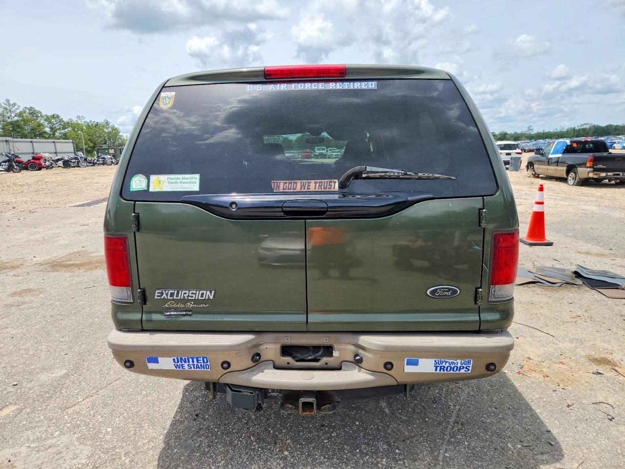 2003 Ford Excursion Eddie Bauer Green vin: 1FMNU44P53EB44901