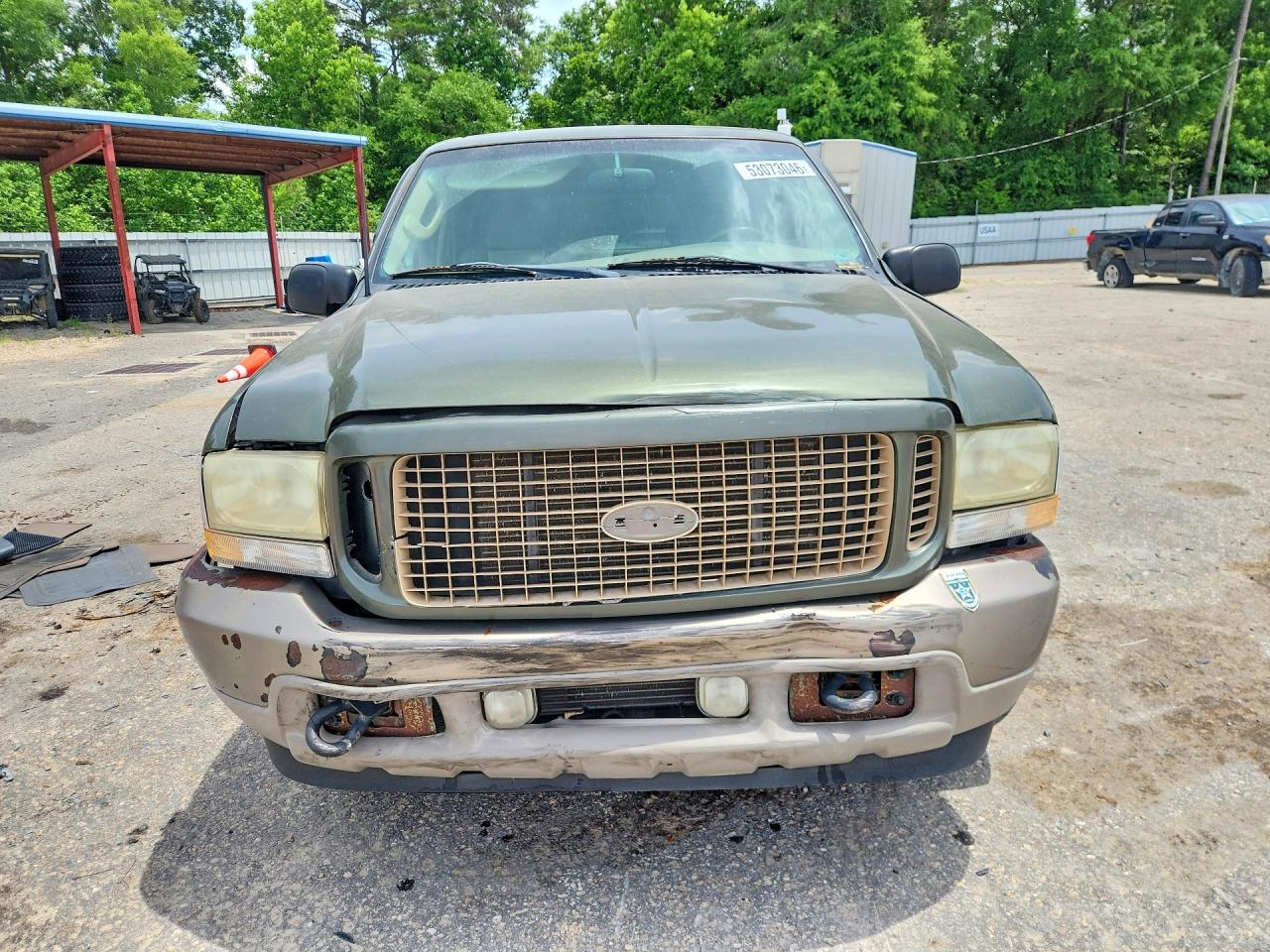 2003 Ford Excursion Eddie Bauer Green vin: 1FMNU44P53EB44901
