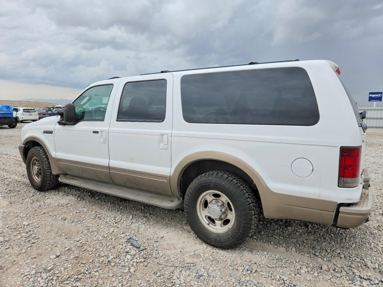 2004 Ford Excursion Eddie Bauer White vin: 1FMNU44P64EA15471