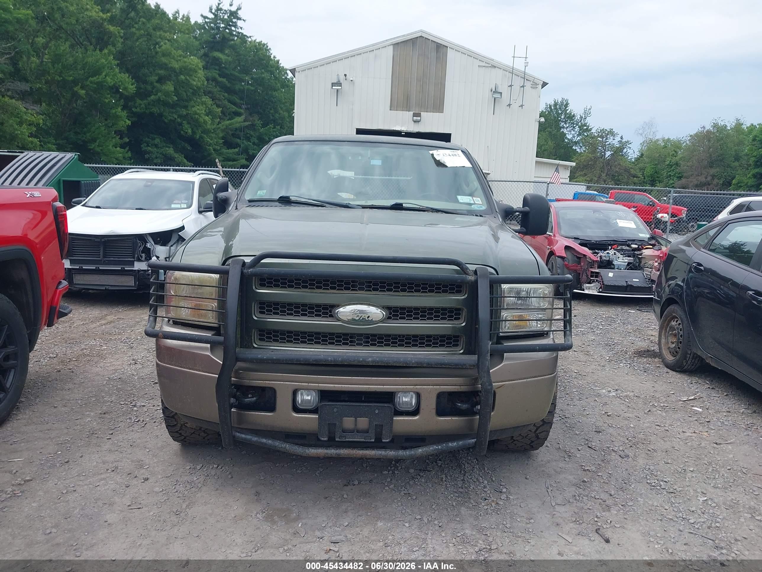 2005 Ford Excursion Eddie Bauer Green vin: 1FMNU44P65ED41112