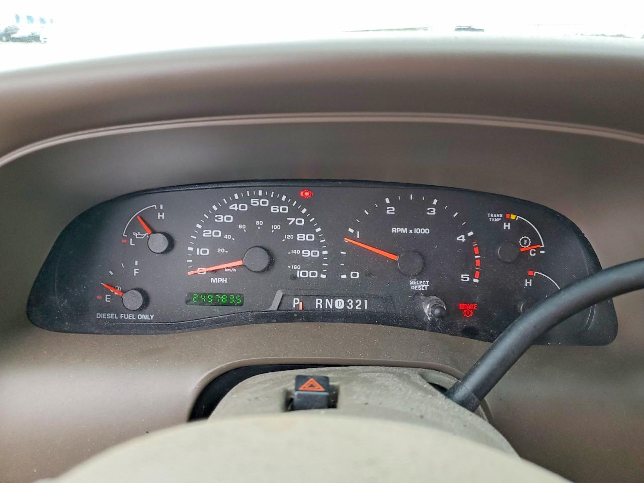 2004 Ford Excursion Eddie Bauer White vin: 1FMNU44PX4EA06711