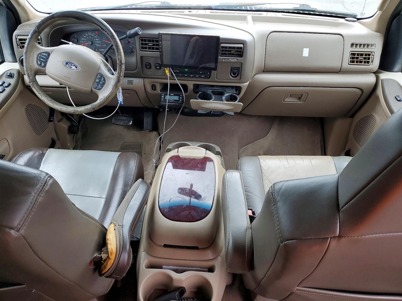 2004 Ford Excursion Eddie Bauer White vin: 1FMNU44PX4EA06711