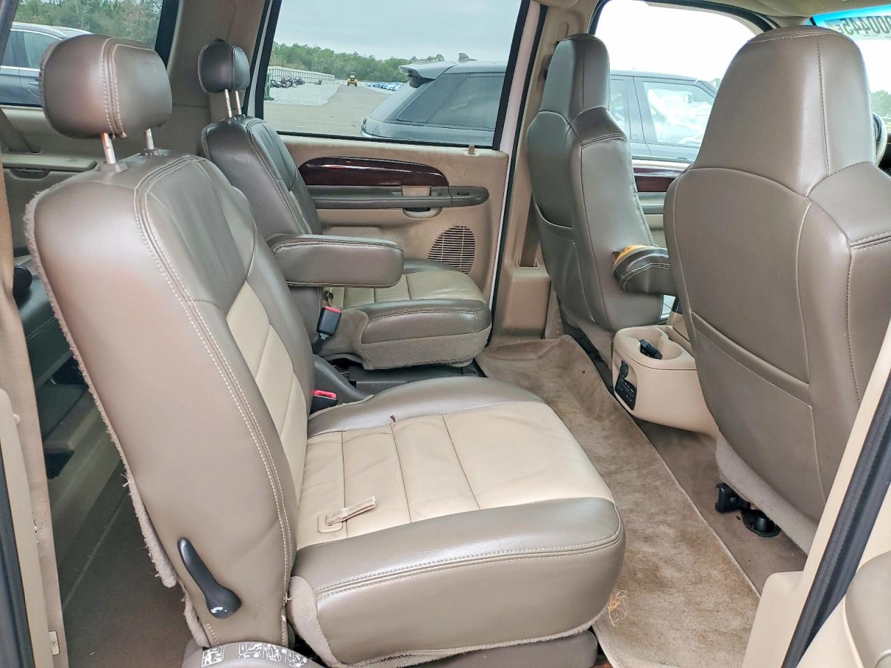 2004 Ford Excursion Eddie Bauer White vin: 1FMNU44PX4EA06711