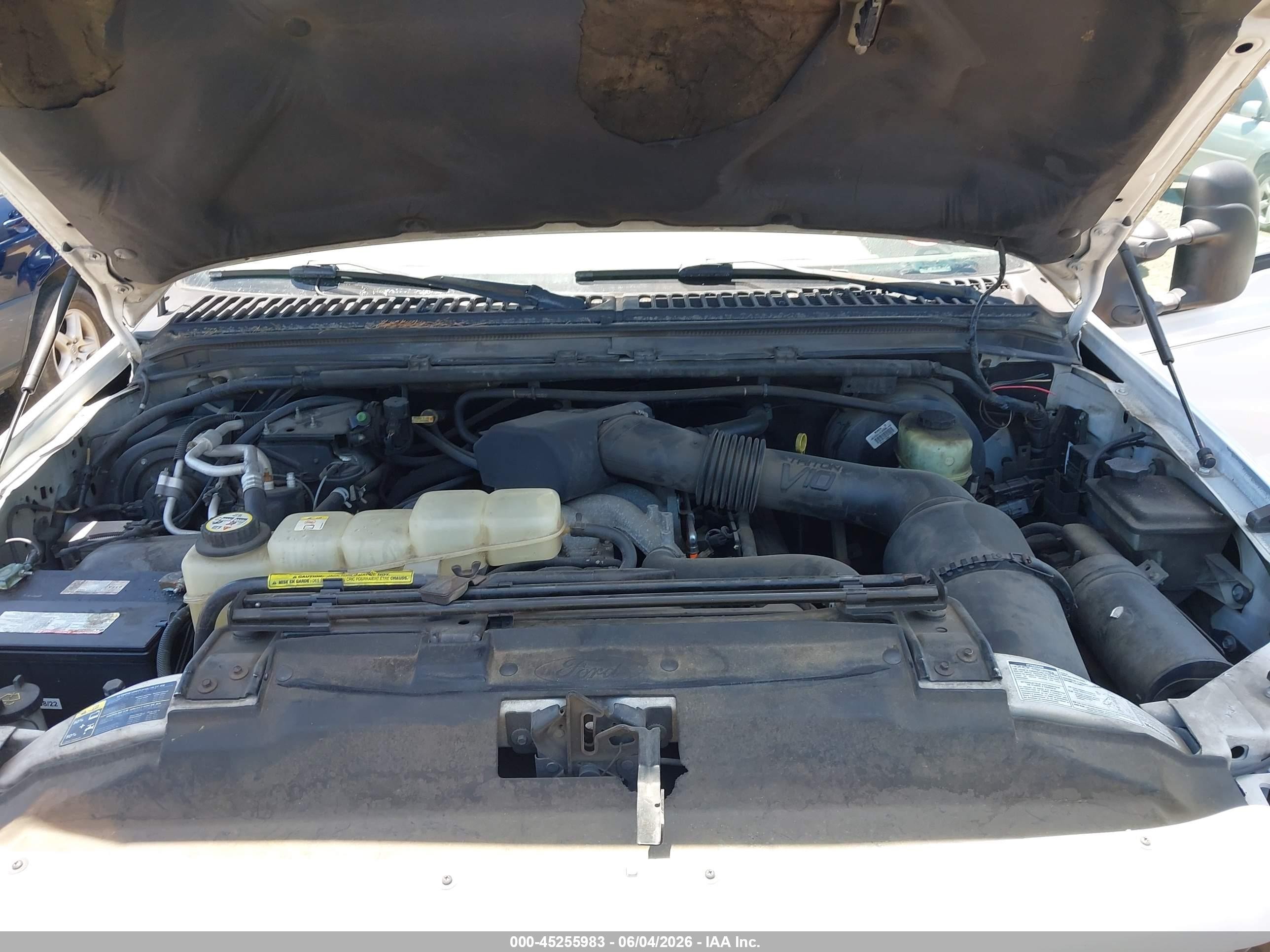 2003 Ford Excursion Eddie Bauer White vin: 1FMNU44SX3EA80200