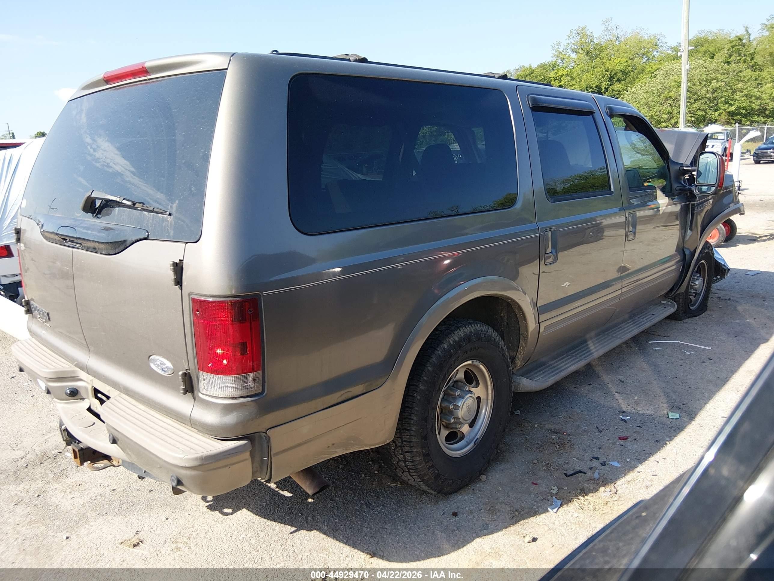 2003 Ford Excursion Eddie Bauer Желто-коричневый vin: 1FMNU44SX3EC62317