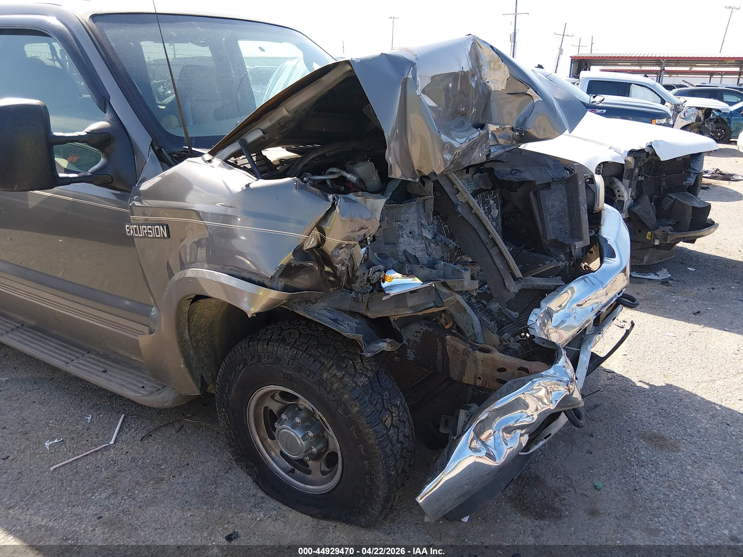 2003 Ford Excursion Eddie Bauer Желто-коричневый vin: 1FMNU44SX3EC62317