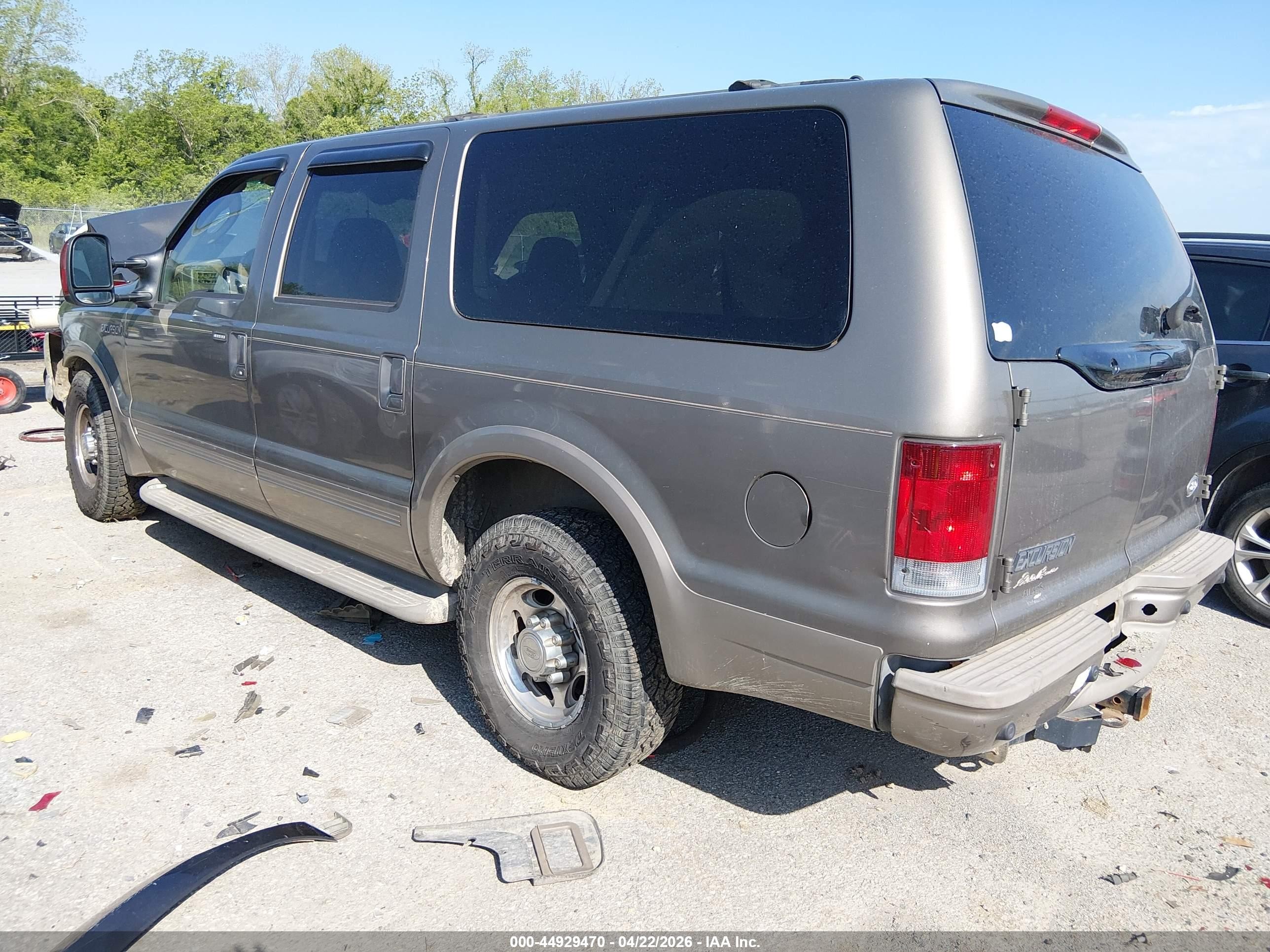 2003 Ford Excursion Eddie Bauer Желто-коричневый vin: 1FMNU44SX3EC62317
