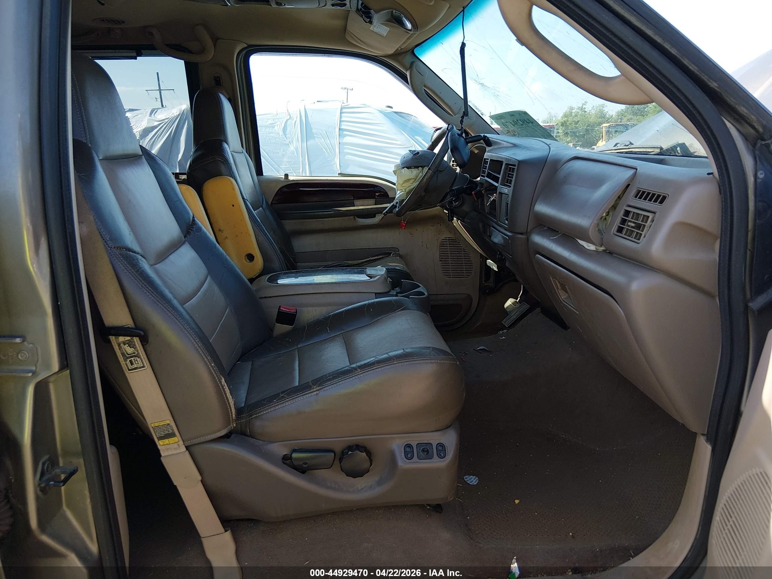 2003 Ford Excursion Eddie Bauer Желто-коричневый vin: 1FMNU44SX3EC62317