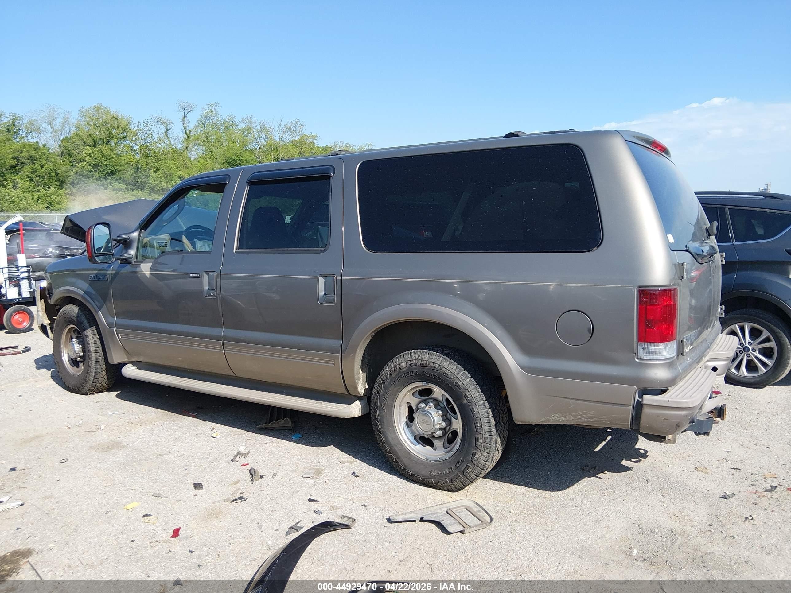 2003 Ford Excursion Eddie Bauer Желто-коричневый vin: 1FMNU44SX3EC62317