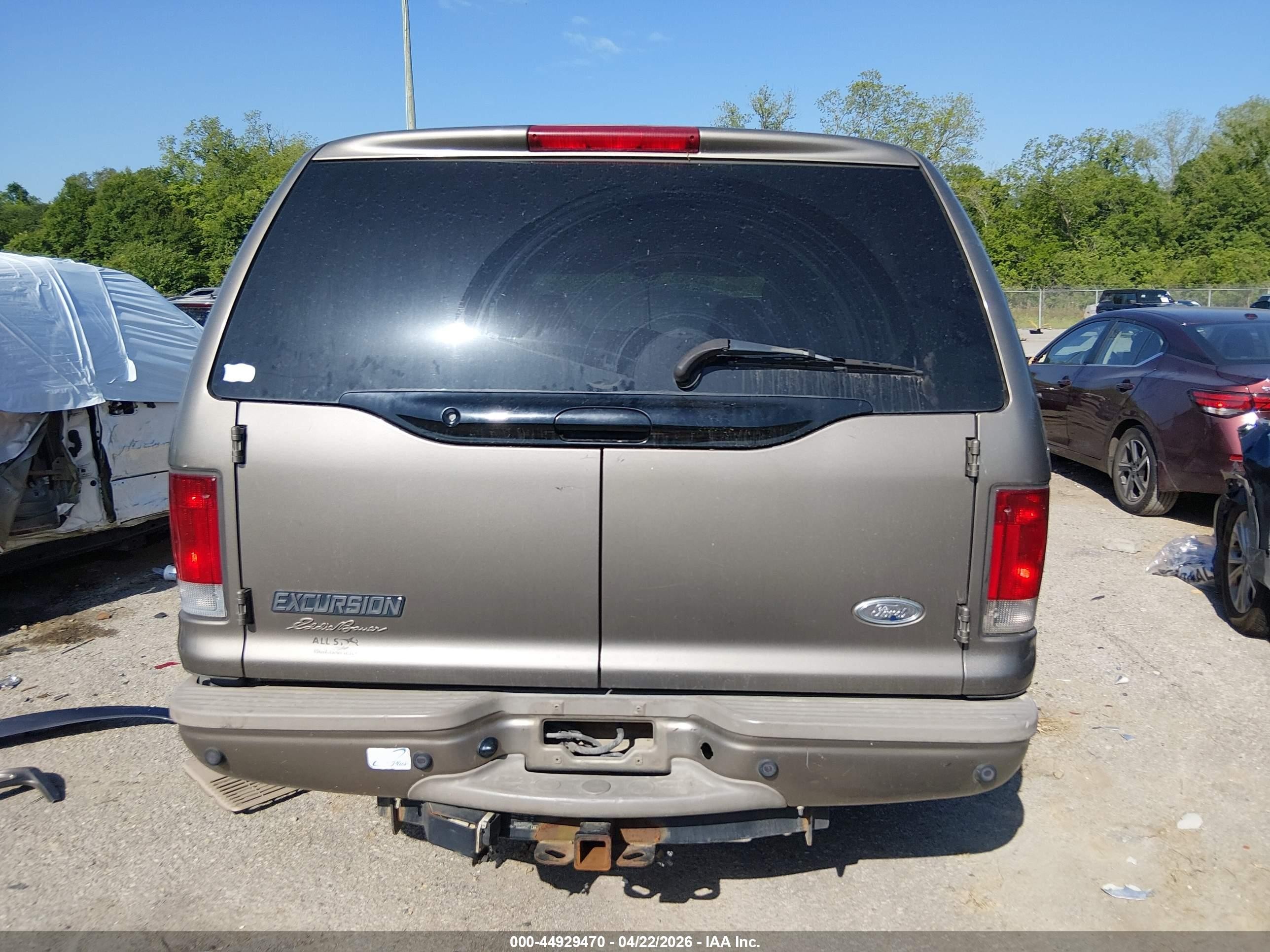 2003 Ford Excursion Eddie Bauer Желто-коричневый vin: 1FMNU44SX3EC62317