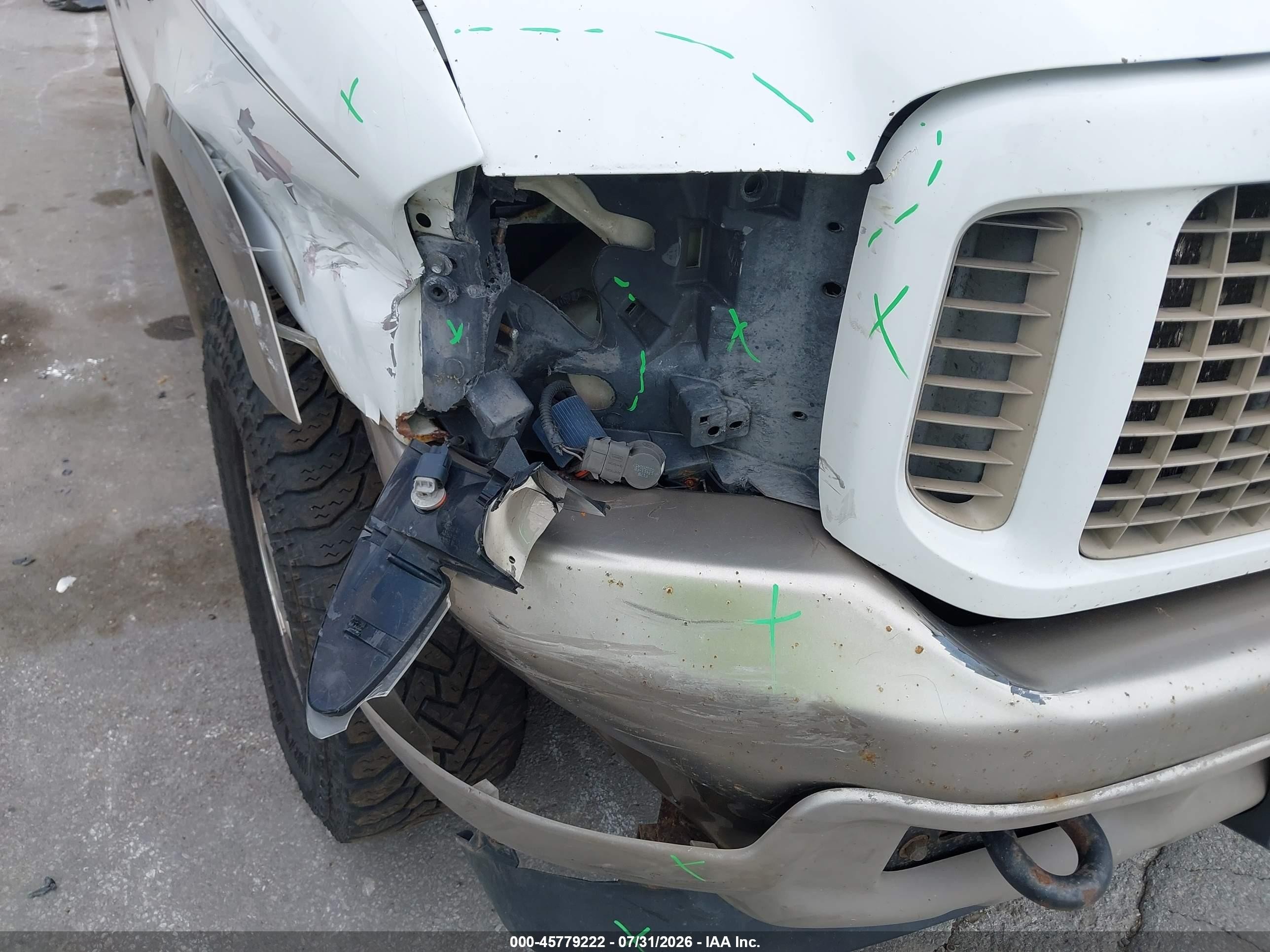 2003 Ford Excursion Eddie Bauer White vin: 1FMNU45S33EB85966