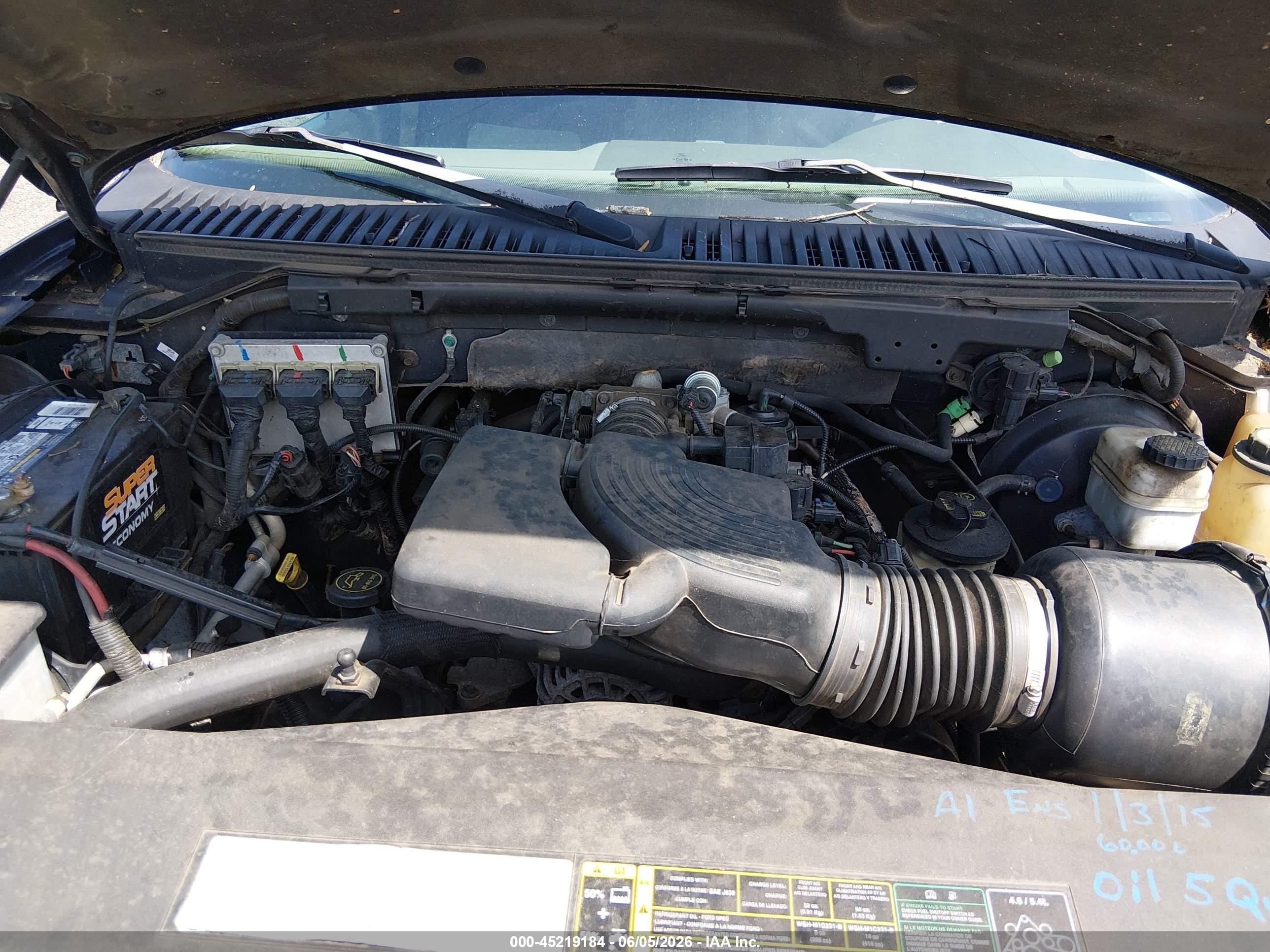 2004 Ford Expedition Xls Blue vin: 1FMPU14W94LB79792