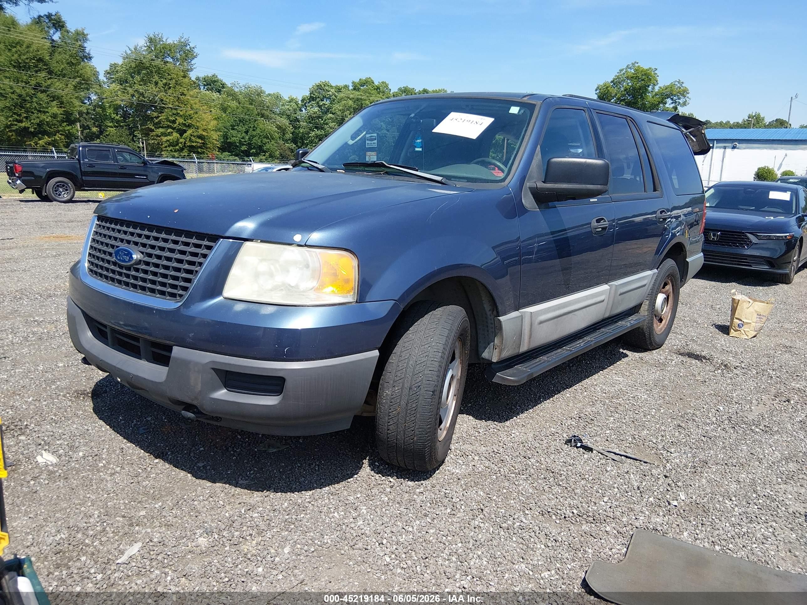 2004 Ford Expedition Xls Blue vin: 1FMPU14W94LB79792